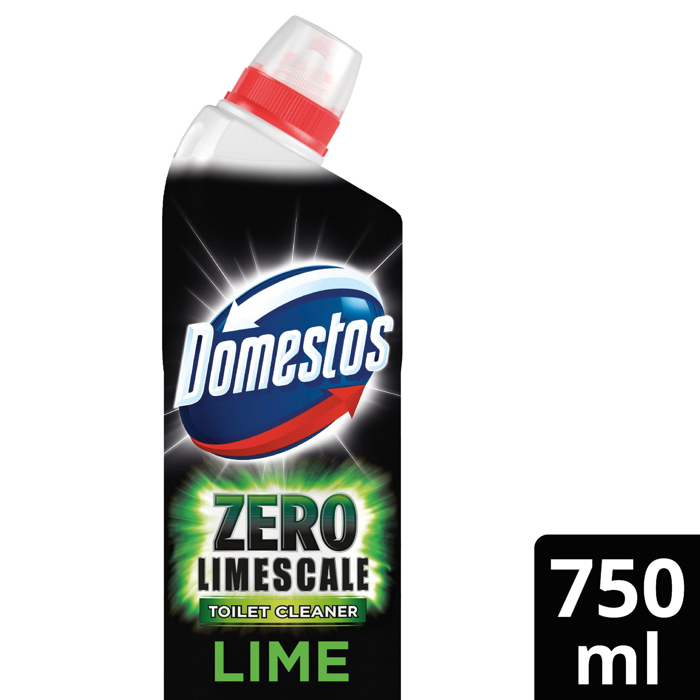 Domestos Zero Limescale Toilet Cleaner Lime 750 ml Bathroom & Toilet