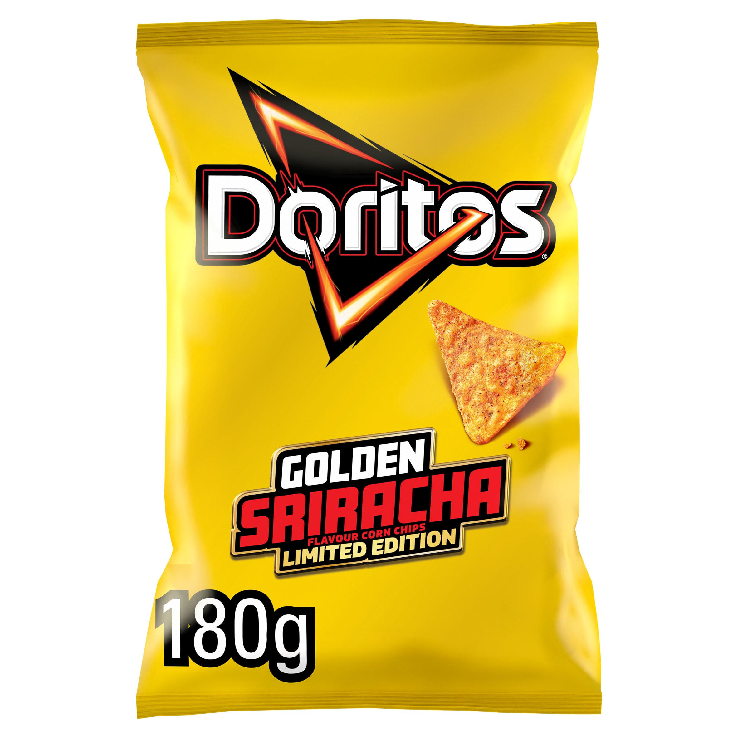 Doritos Hot Honey Golden Sriracha Tortilla Chips Sharing Crisps 180g