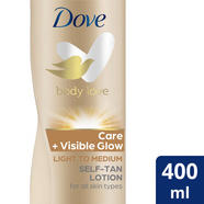 Dove Fair To Medium Self Tan Lotion 400 Ml Womens Toiletries 