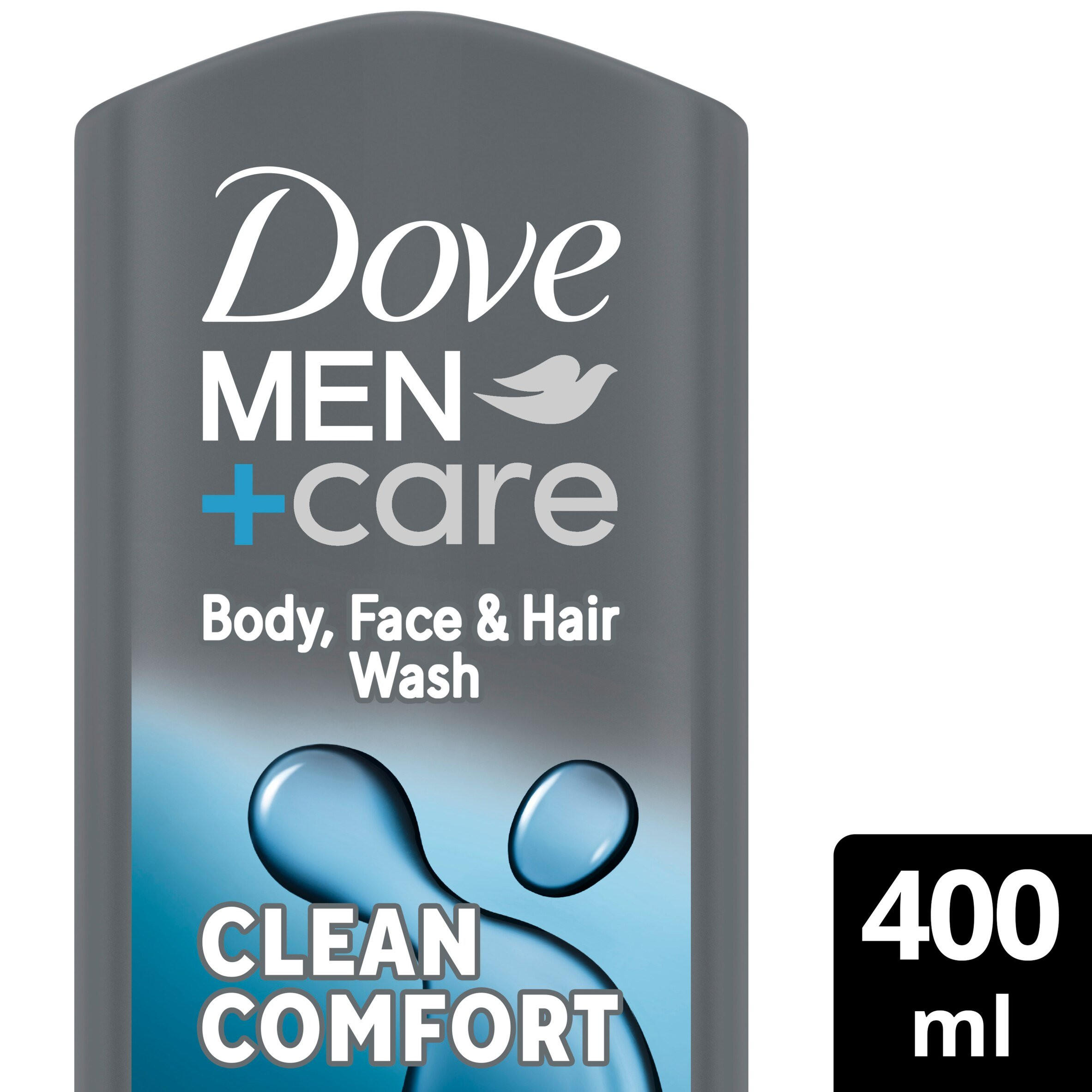 Dove Men+Care Body and Face Wash Clean Comfort 400 ml Iceland Foods