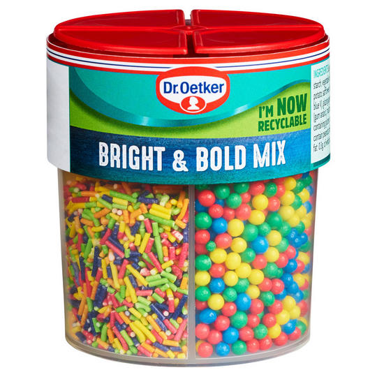 Dr. Oetker Bright & Bold Sprinkles Mix 89g