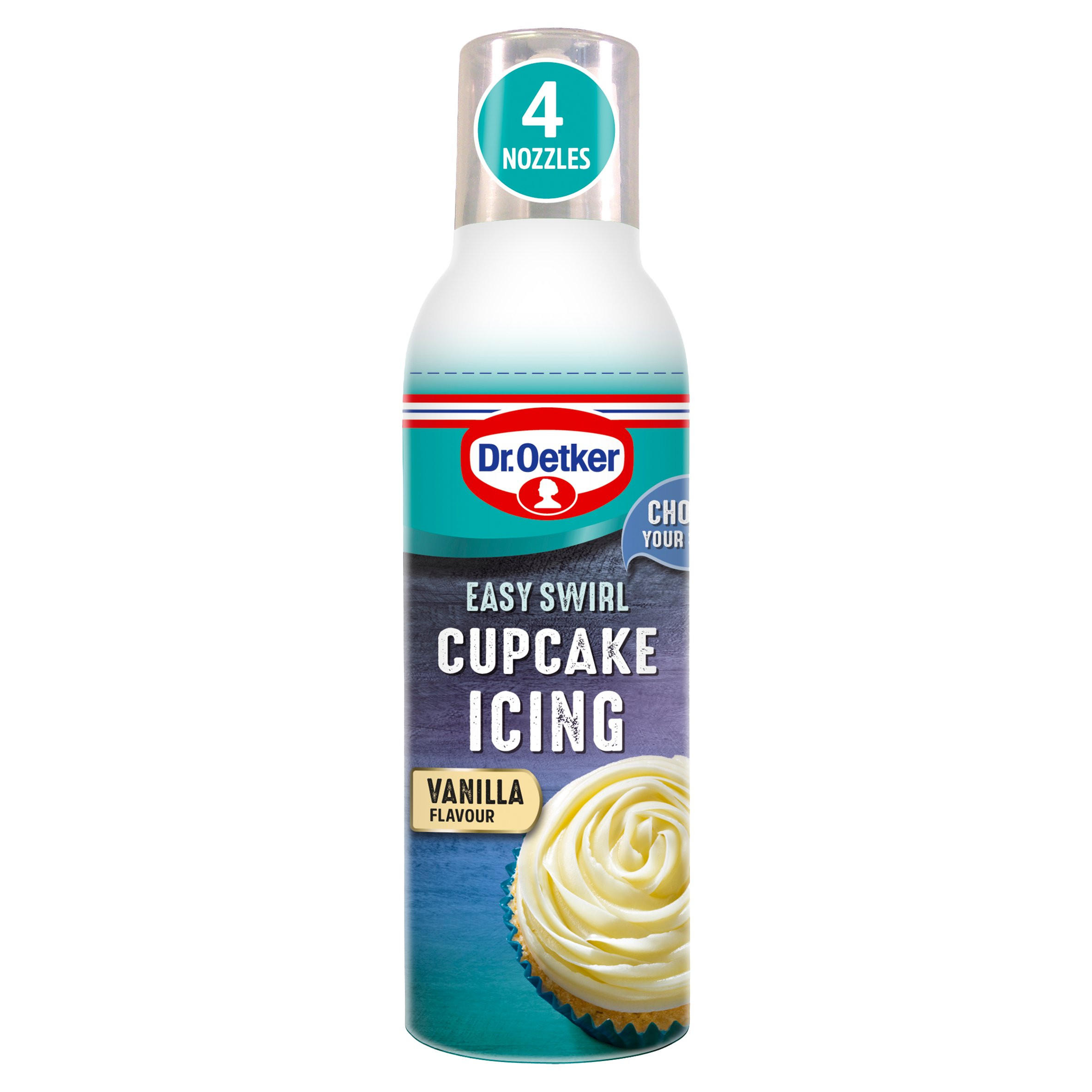 Dr. Oetker Easy Swirl Vanilla Cupcake Icing 180g Home Baking