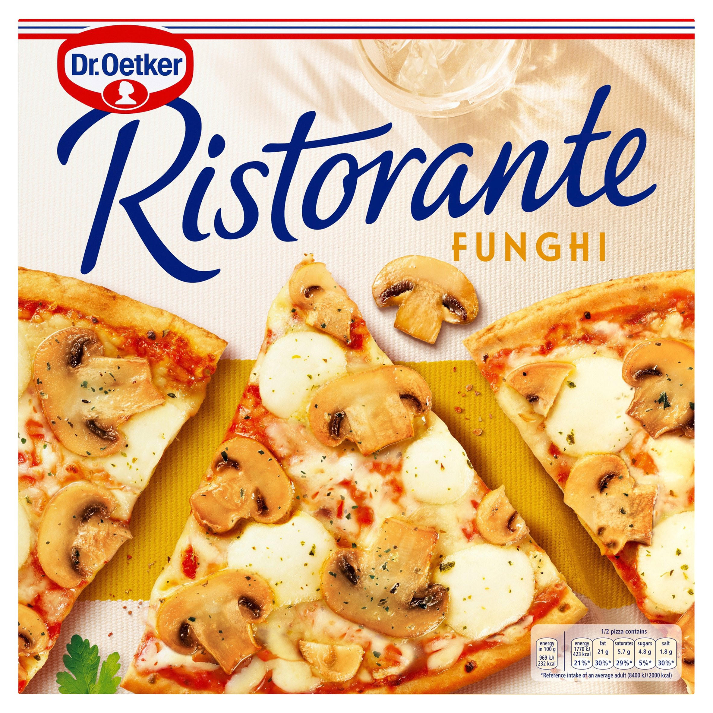 Dr. Oetker Ristorante Funghi Pizza 365g Thin &amp; Crispy Pizza Iceland