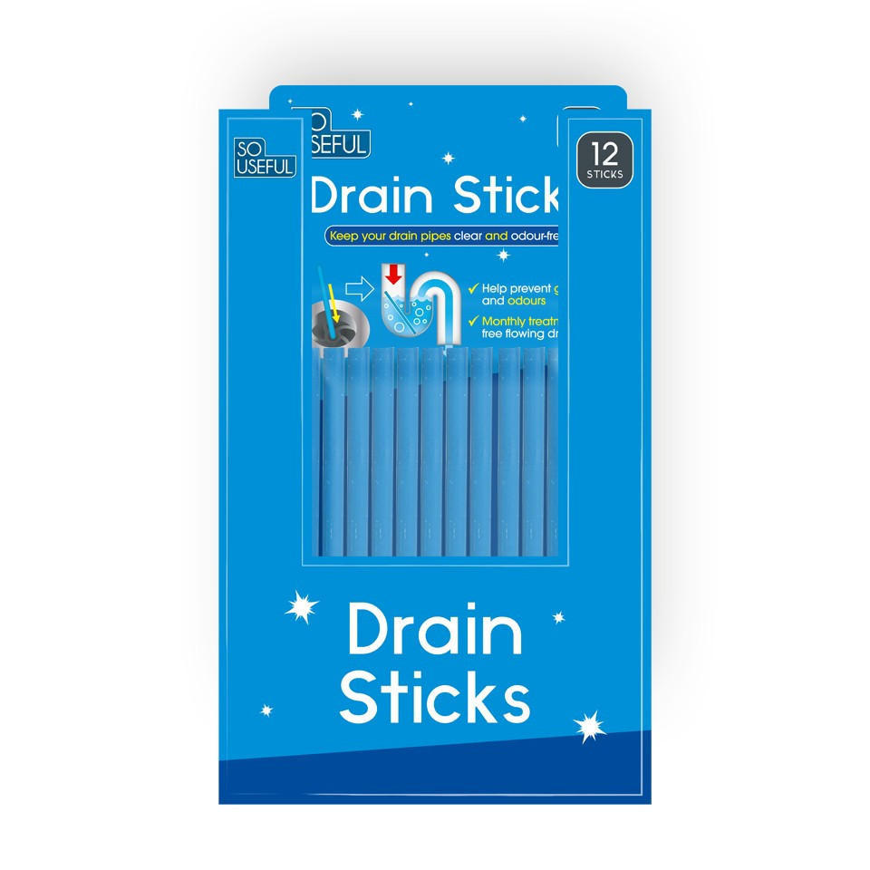 Drain Cleaning Sticks 12 Pack