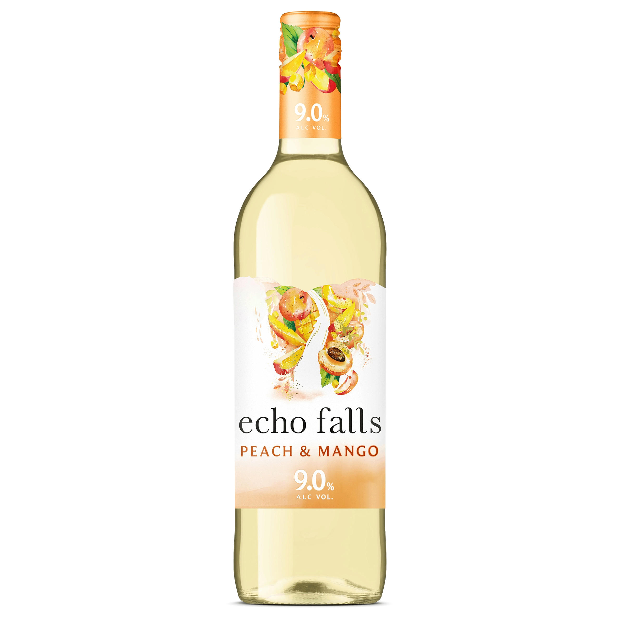 Echo Falls Peach & Mango Fruit Fusion 750ml White Wine Iceland Foods