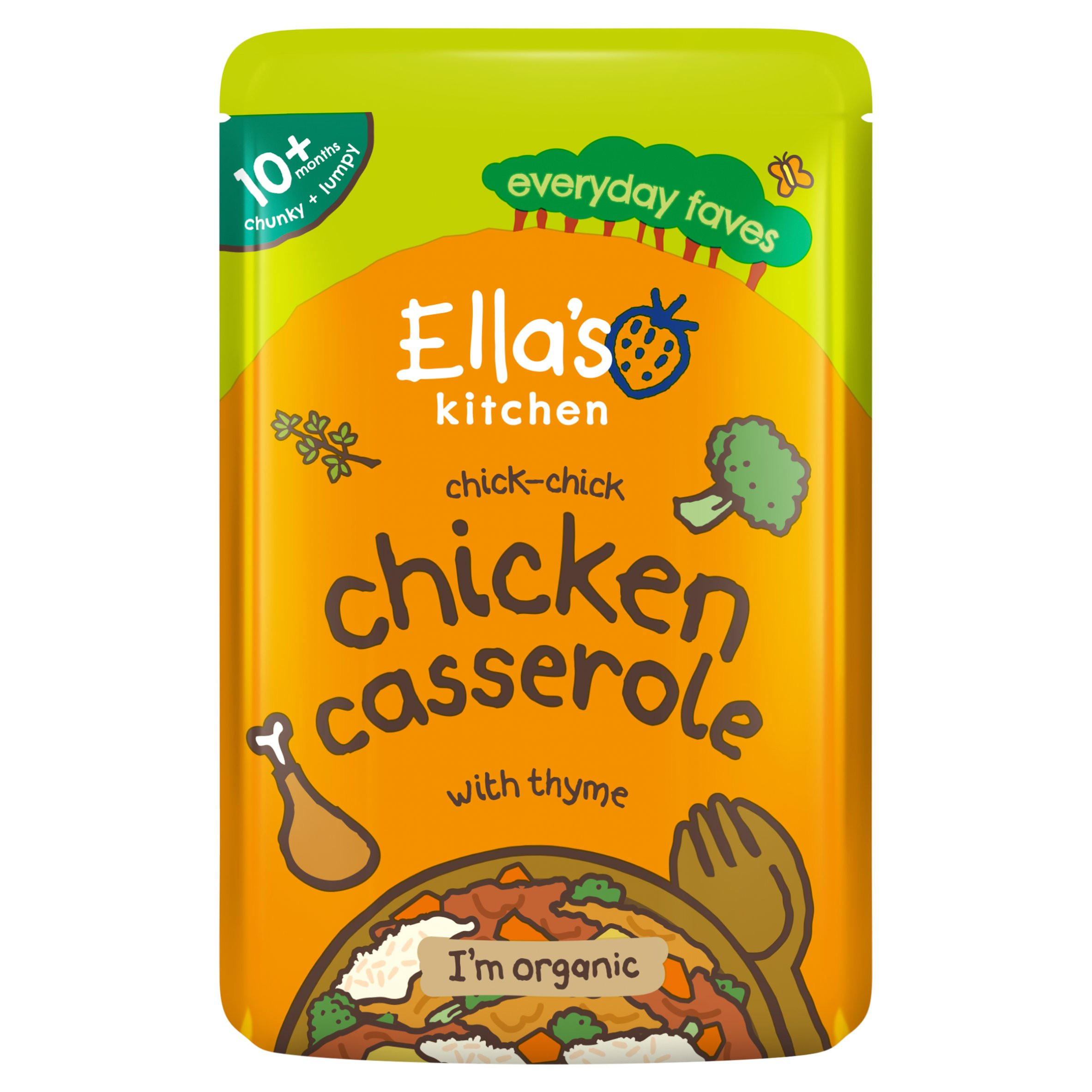 Ella's Kitchen Chicken Casserole with Thyme 10+ Months 190g Baby Food Iceland Foods