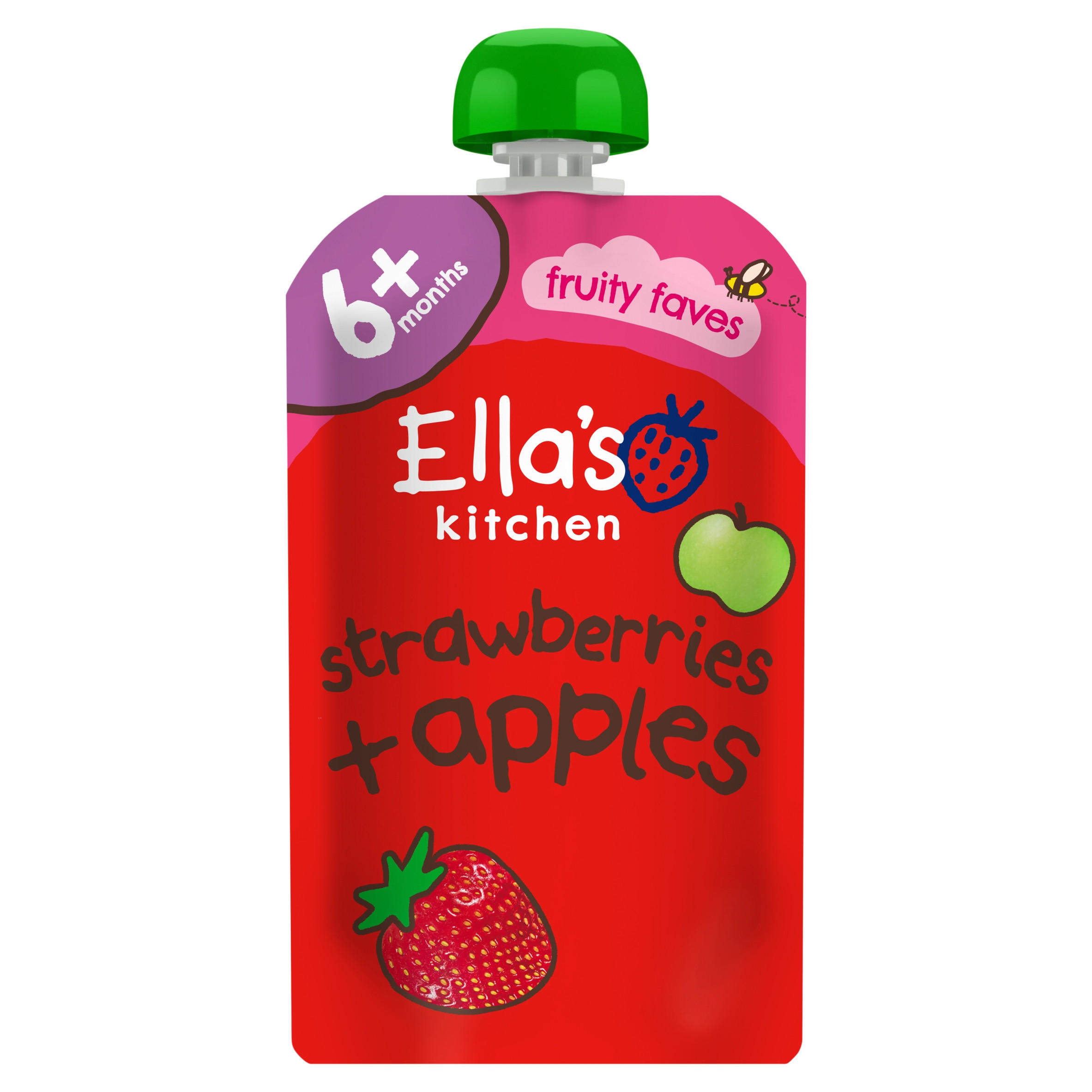 Ella's Kitchen Strawberries Plus Apples 120G
