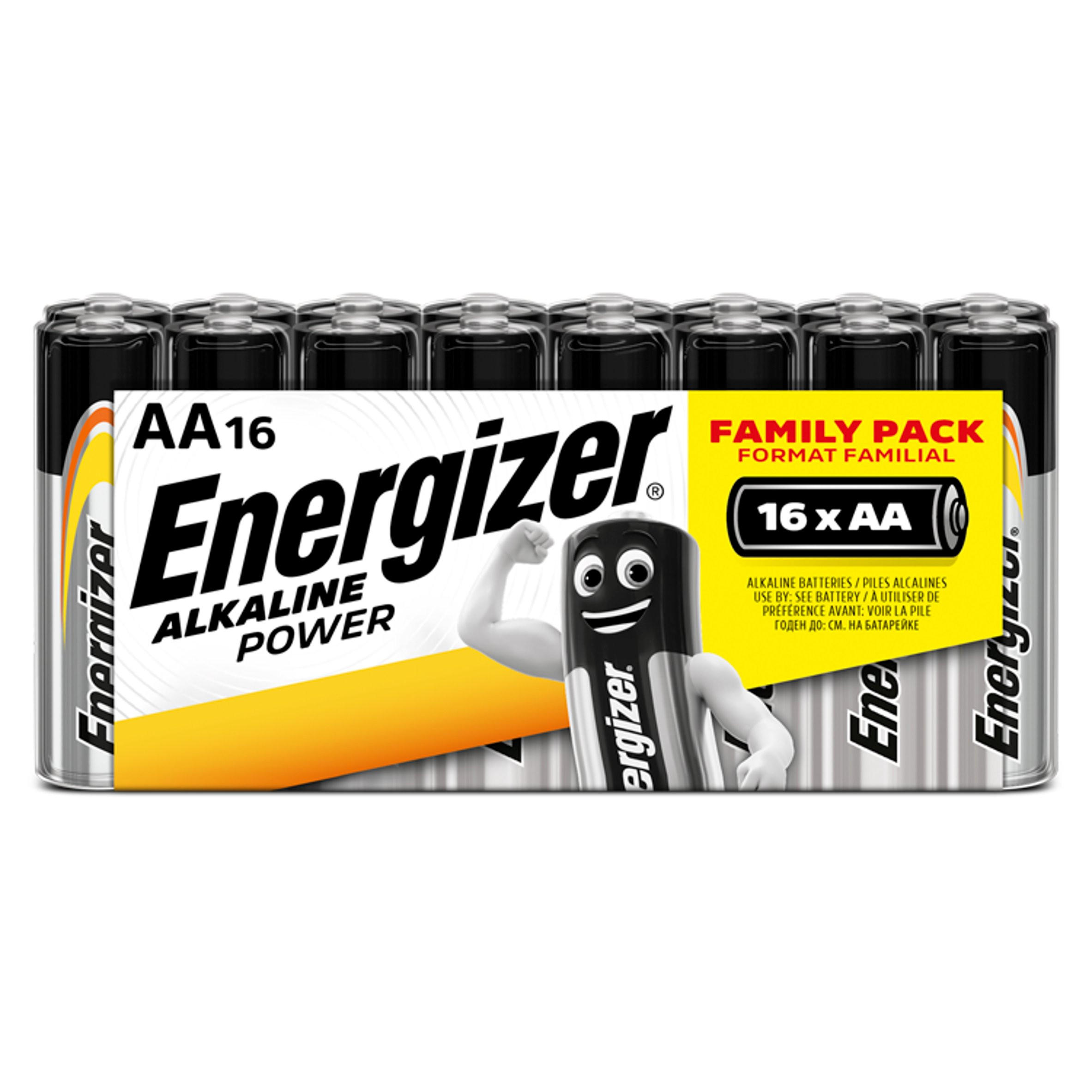 Energizer® Alkaline Power AA Batteries, 16 Pack Home Accessories