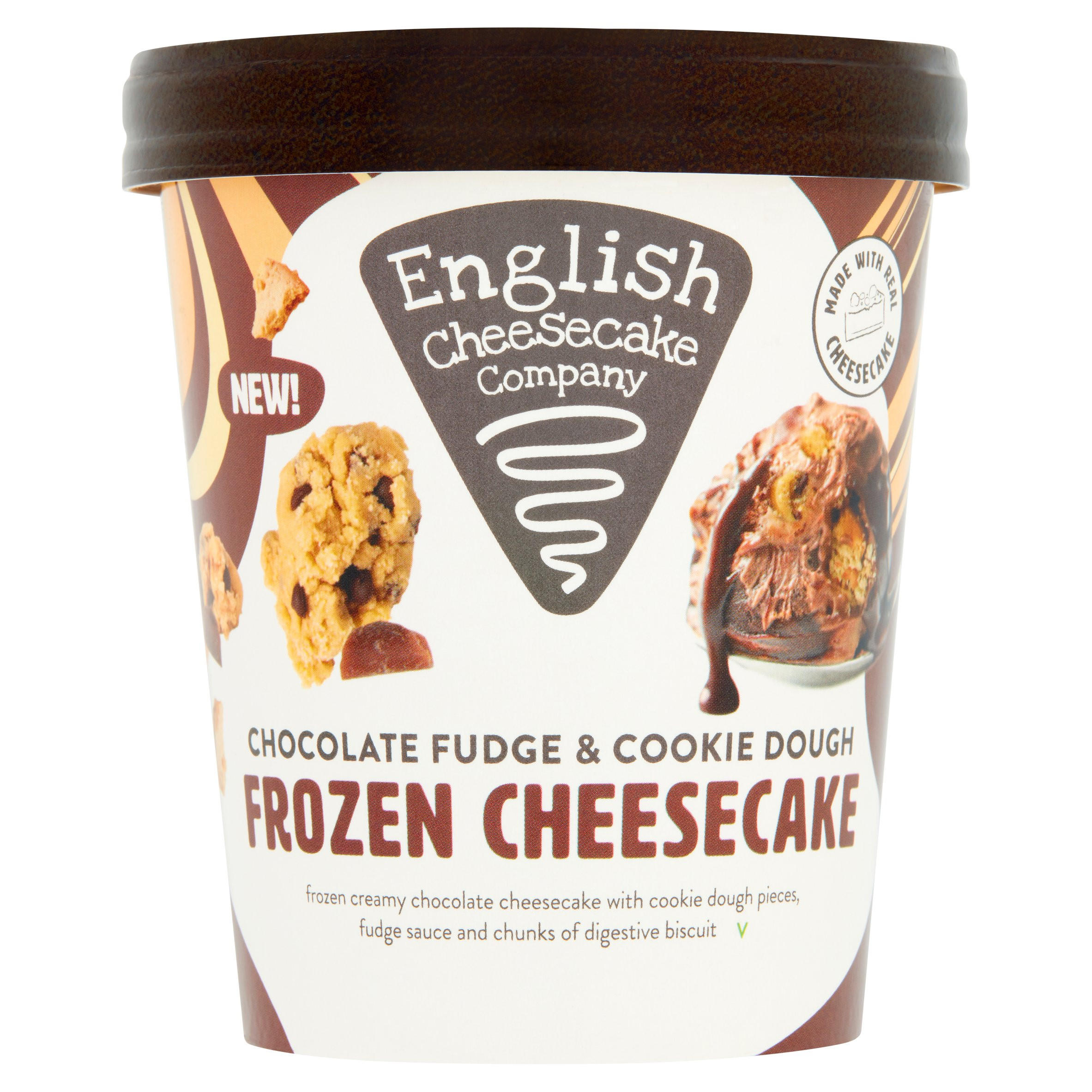English Cheesecake Company Chocolate Fudge & Cookie Dough Frozen
