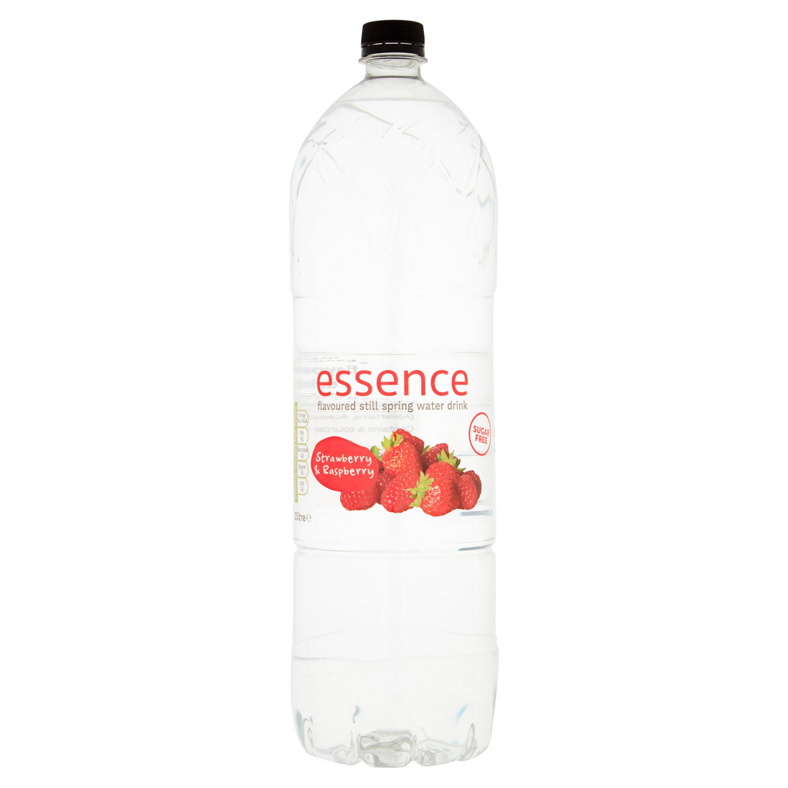 Essence Strawberry Raspberry Flavoured Still Spring Water Drink 2 Litre