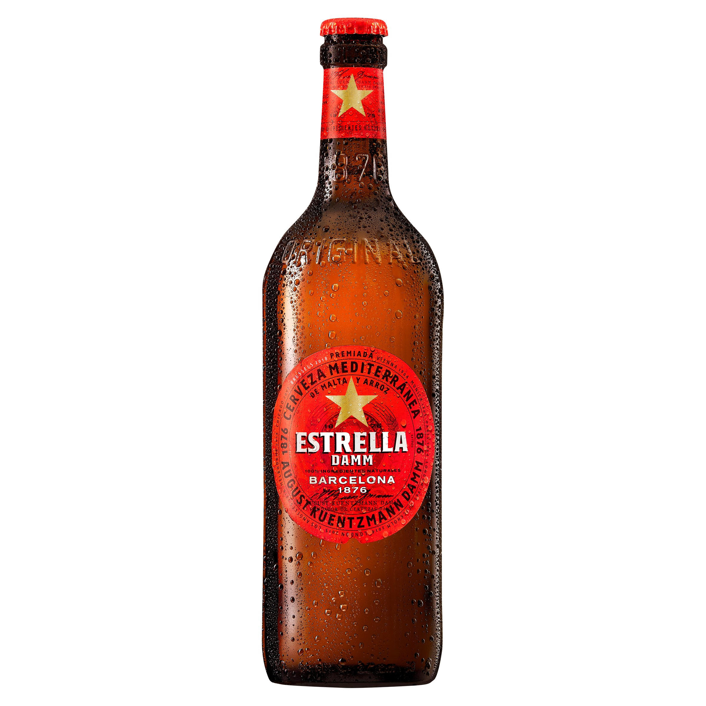 Estrella Damm Premium Lager Beer 660ml | Beer | Iceland Foods