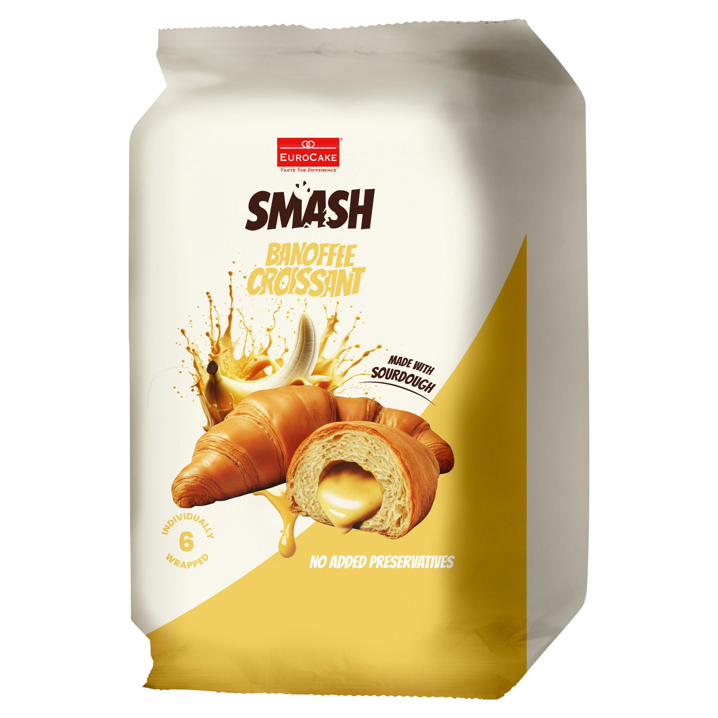 EuroCake Taste the Difference Smash Banoffee Croissant 6 x 40g (240g)