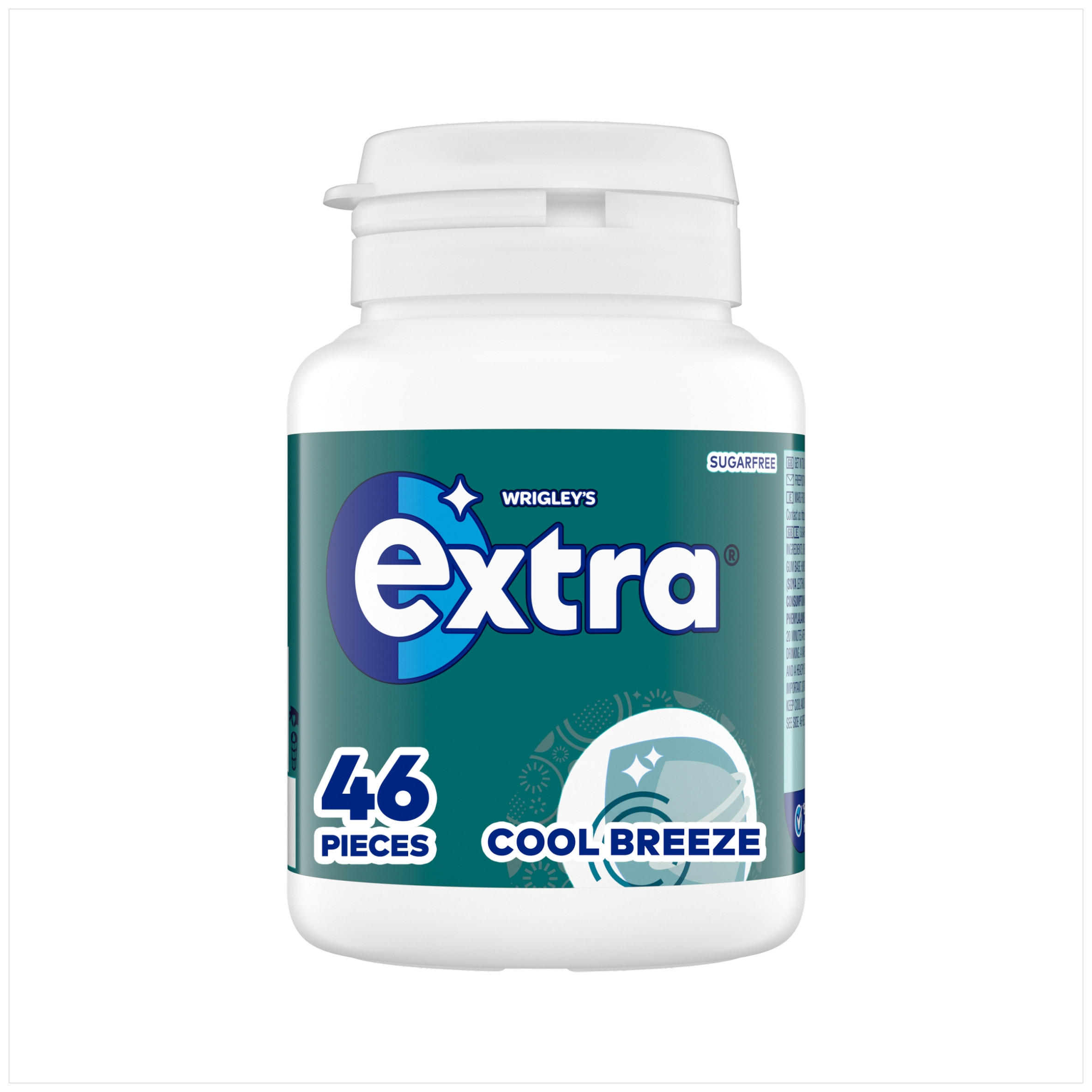 Extra Cool Breeze Sugar Free Chewing Gum x46 Pieces