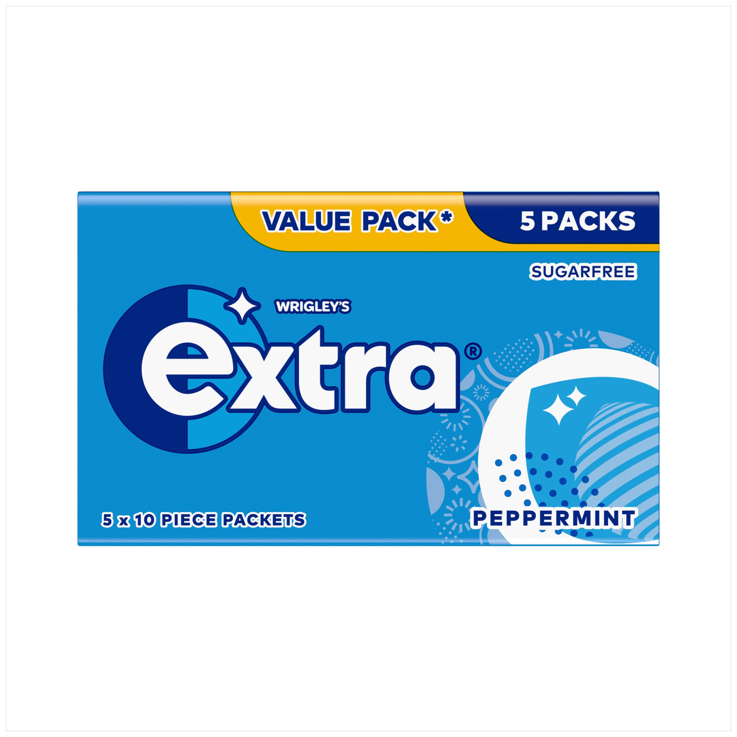 Extra Peppermint Chewing Gum  x10 Pieces