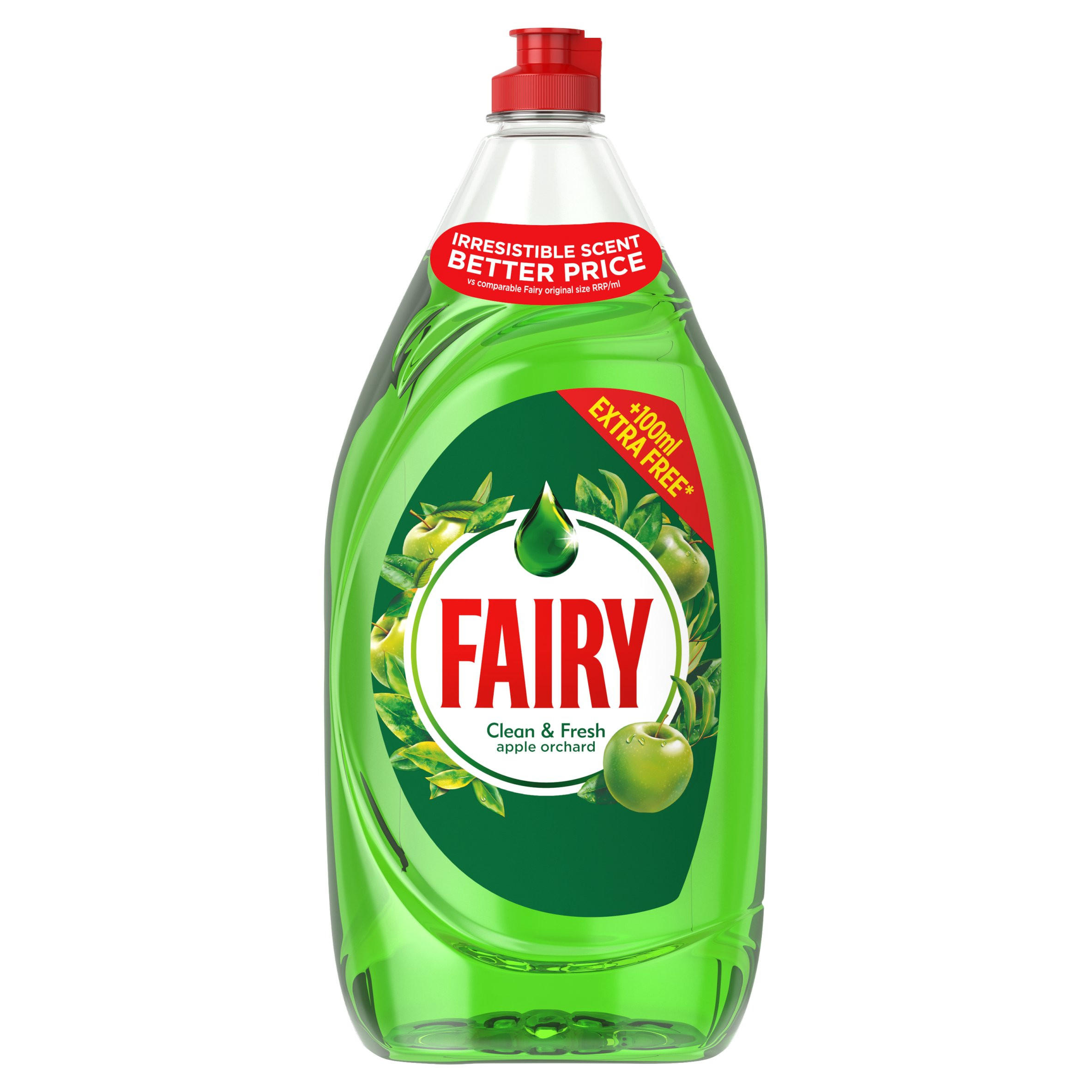 Fairy Clean & Fresh Washing Up Liquid Apple Orchard 1.29 l Washing Up