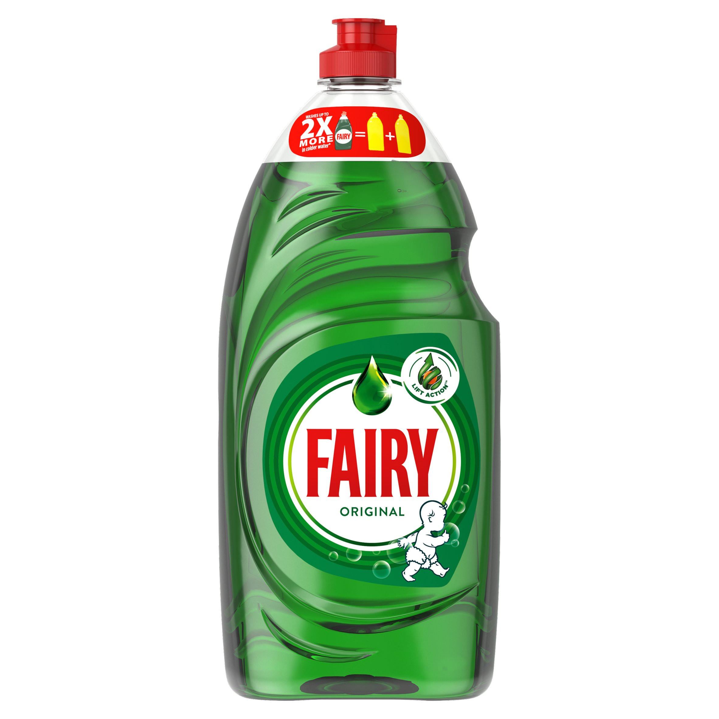 Original Washing Up Liquid Green with LiftAction 1015ML