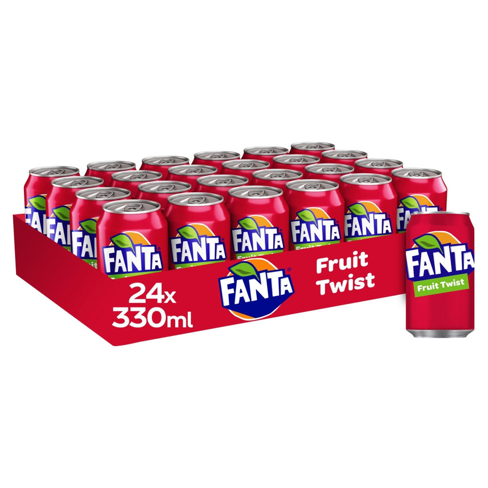 Fanta Fruit Twist 330ml x 24 Cans