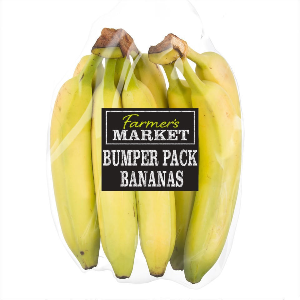 Farmer's Market Bumper Bananas 9 Pack Fresh Fruit Iceland Foods