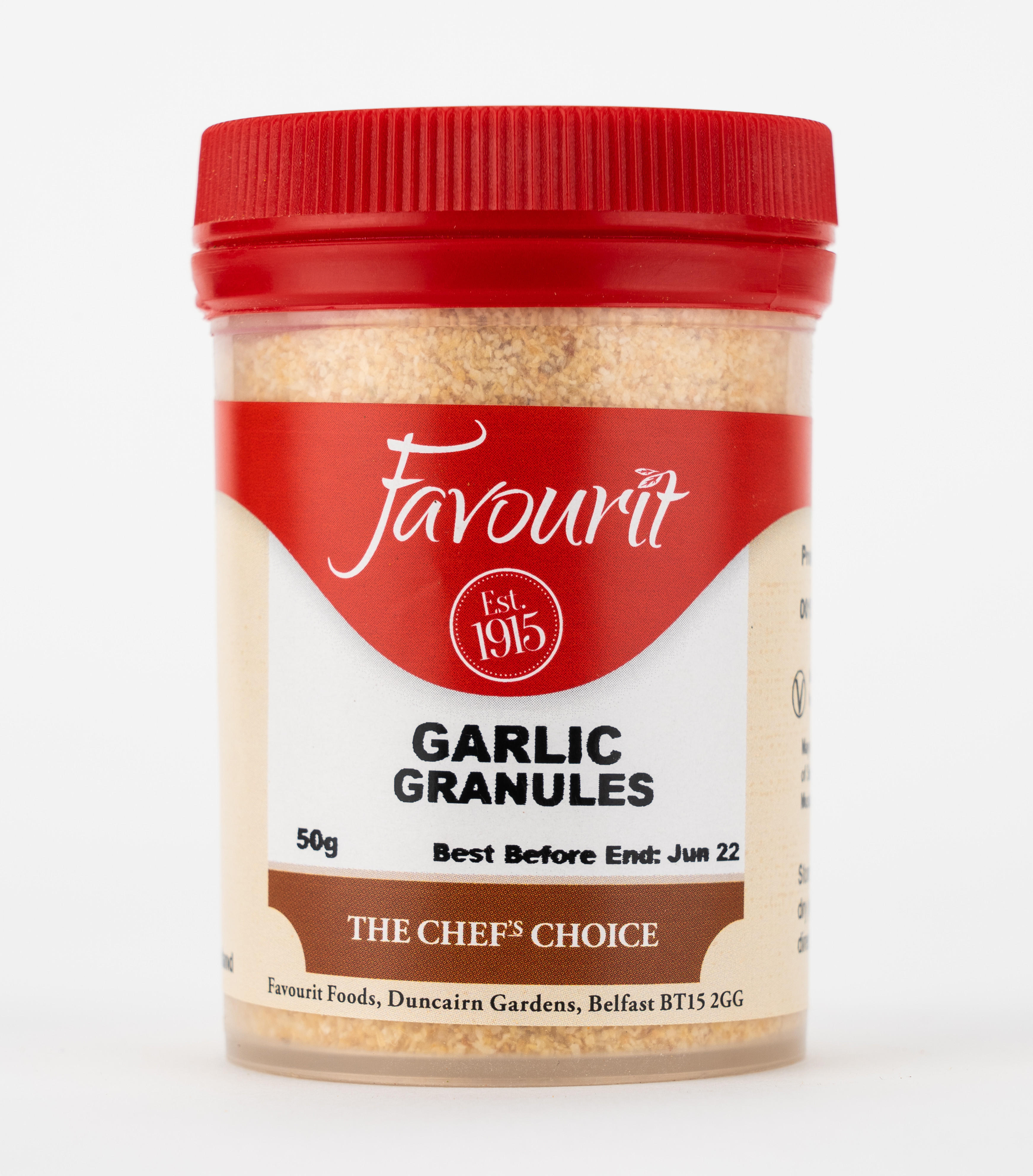 Favourit 50g Garlic Granules | Herbs, Spices & Seasonings | Iceland Foods
