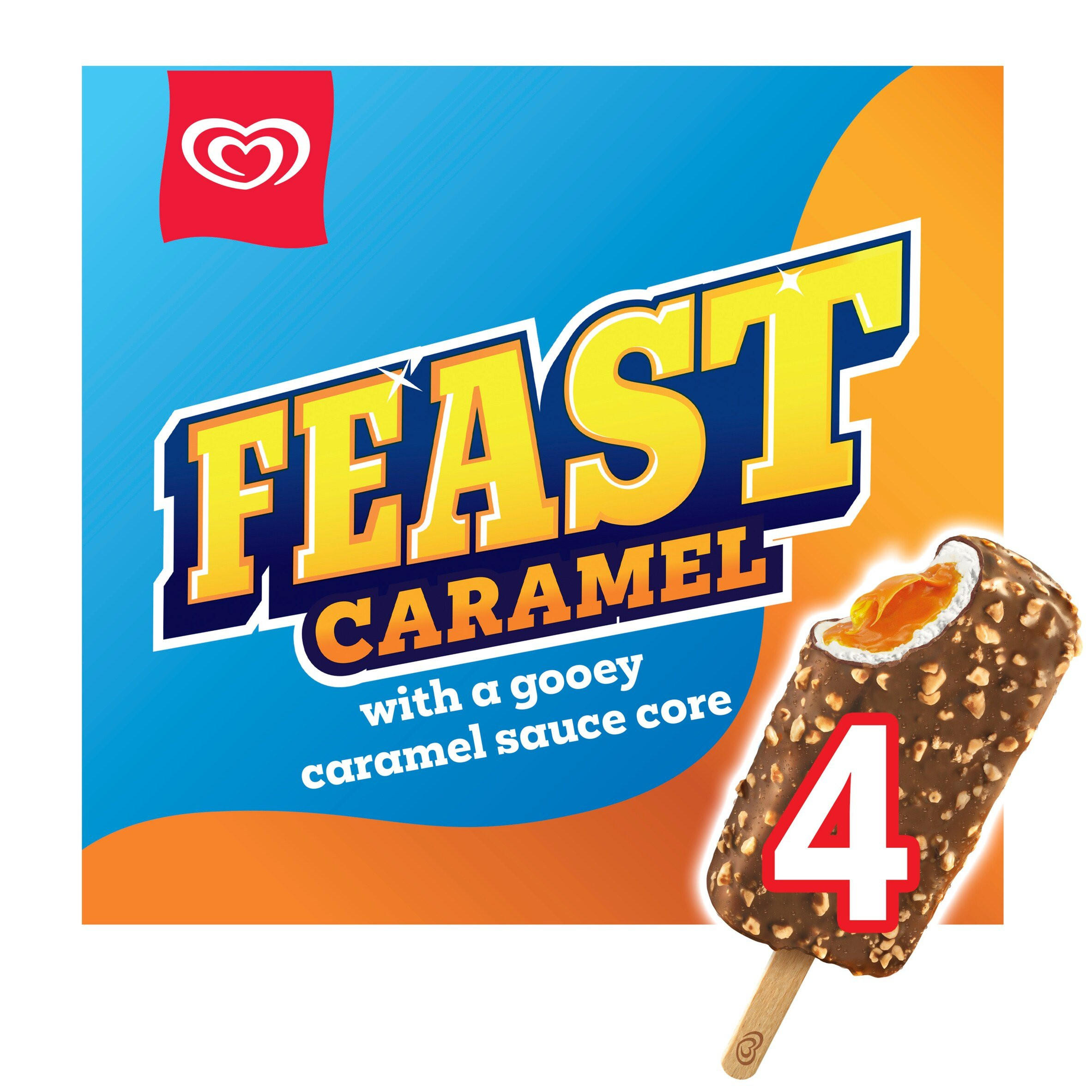 Caramel Ice Cream Sticks 4x 90 ml