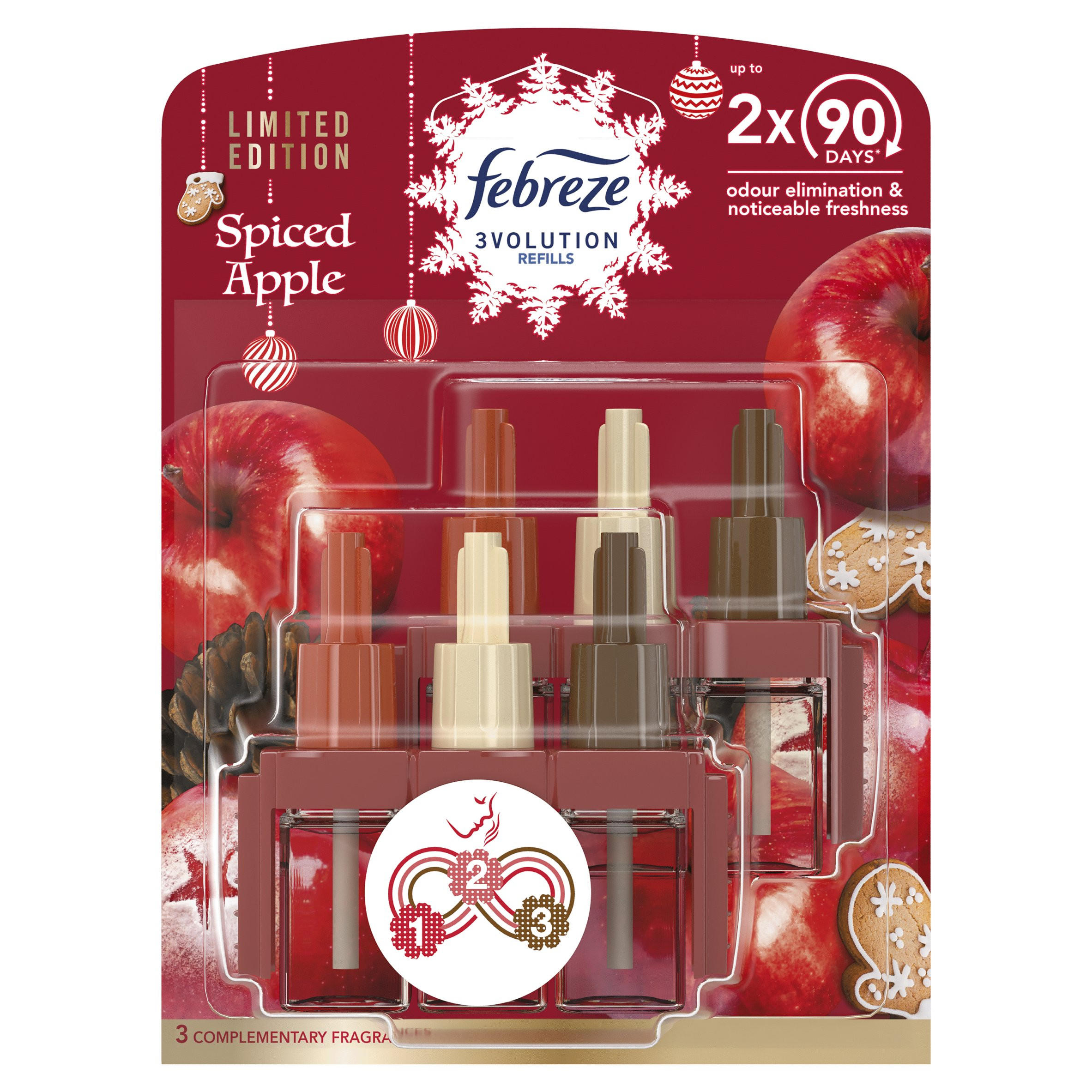 Febreze 3Volution Air Freshener Plug In Refill Spice Apple 40ML Home