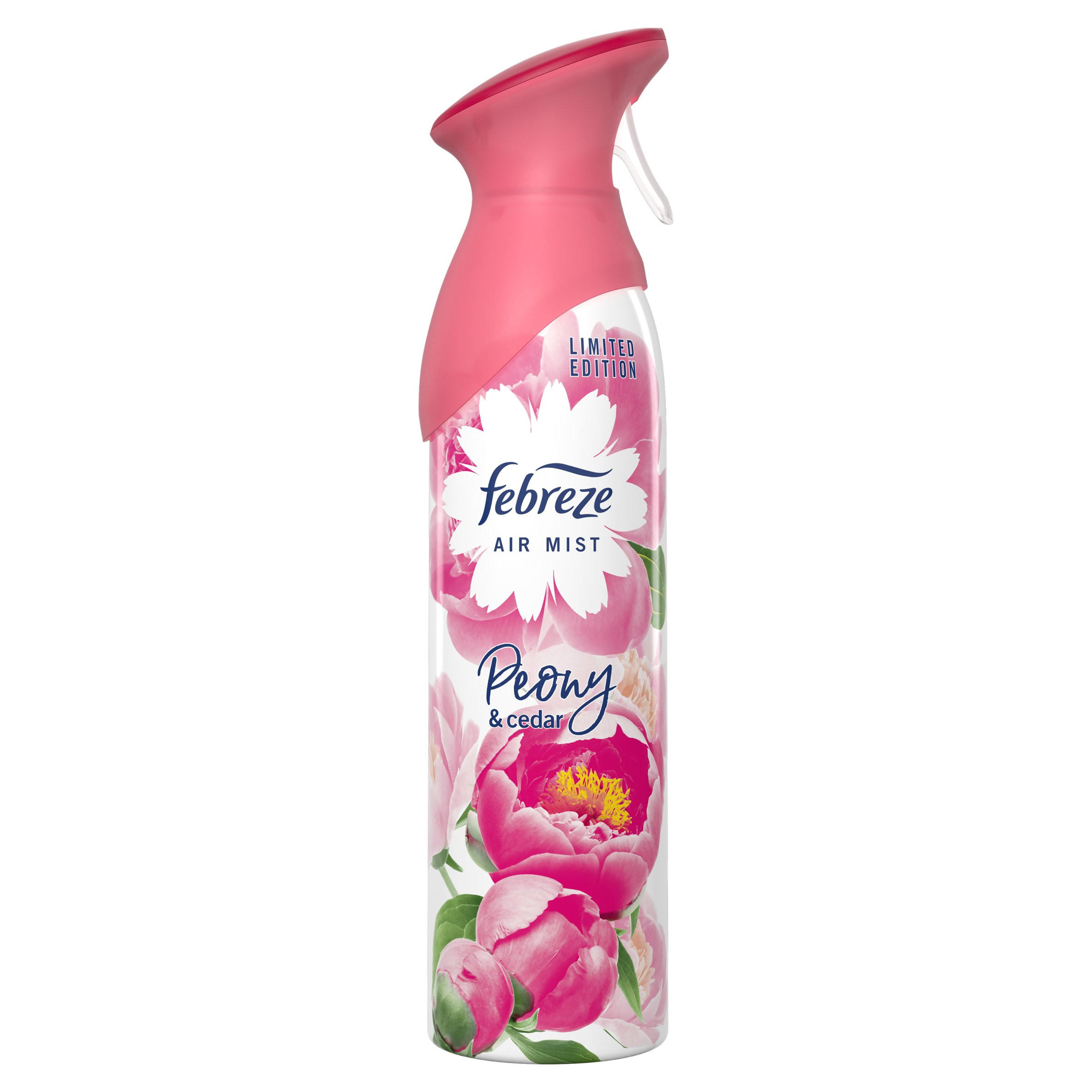 Febreze Air Freshener Spray Peony & Cedar 300ML Home & Household Iceland Foods