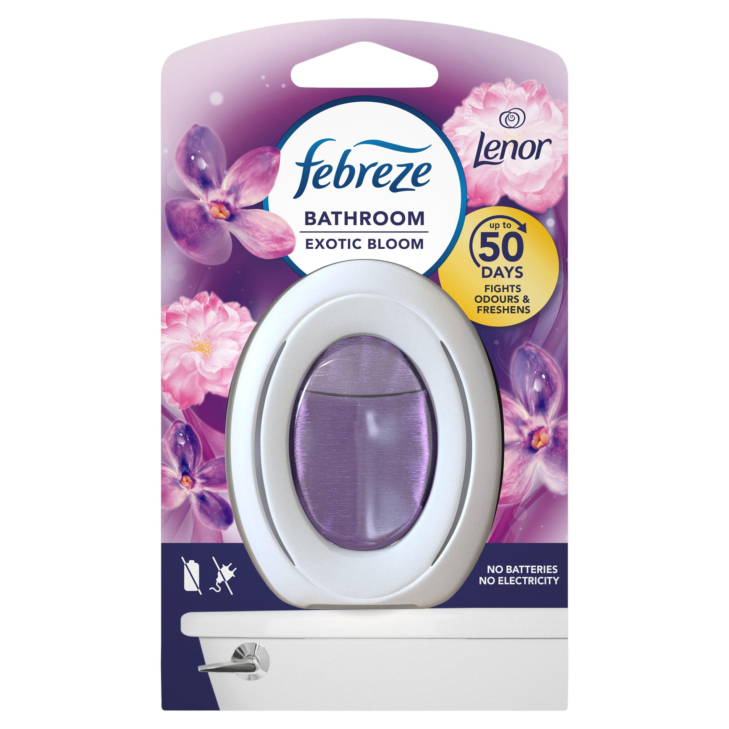 Best Continuous Air Freshener Febreze Bathroom Continuous Air Freshener Exotic Bloom 1Ct | Bathroom