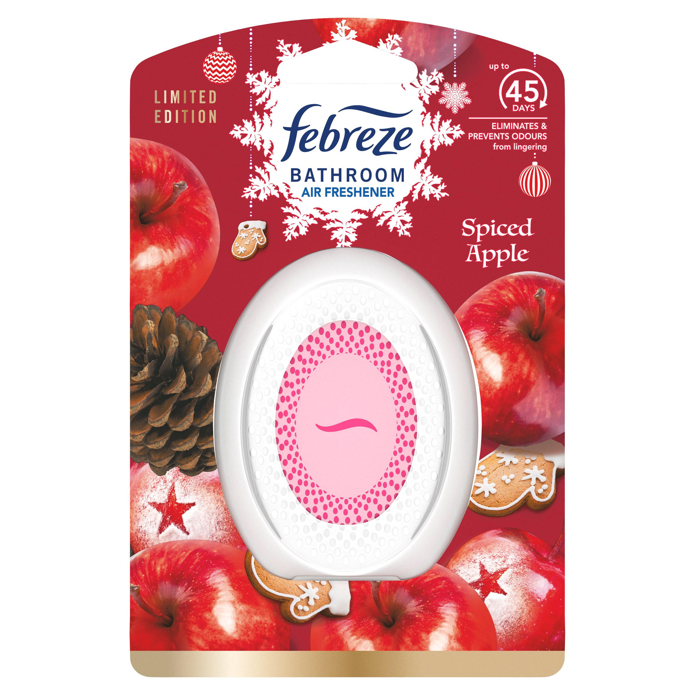 Febreze Bathroom, Continuous Air Freshener, Spiced Apple Single | Home ...
