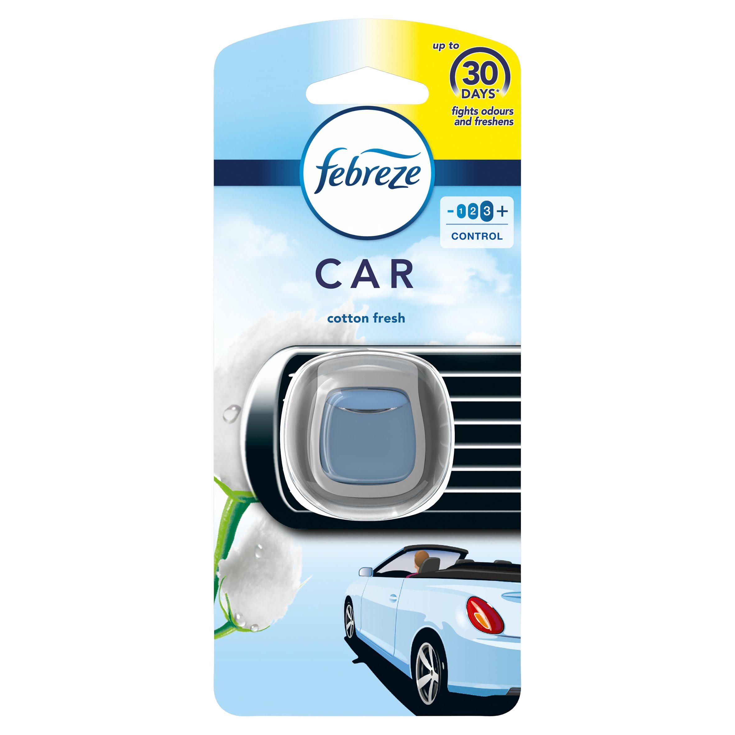 Febreze Car Air Freshener Cotton 1 Unit Home Accessories Iceland Foods