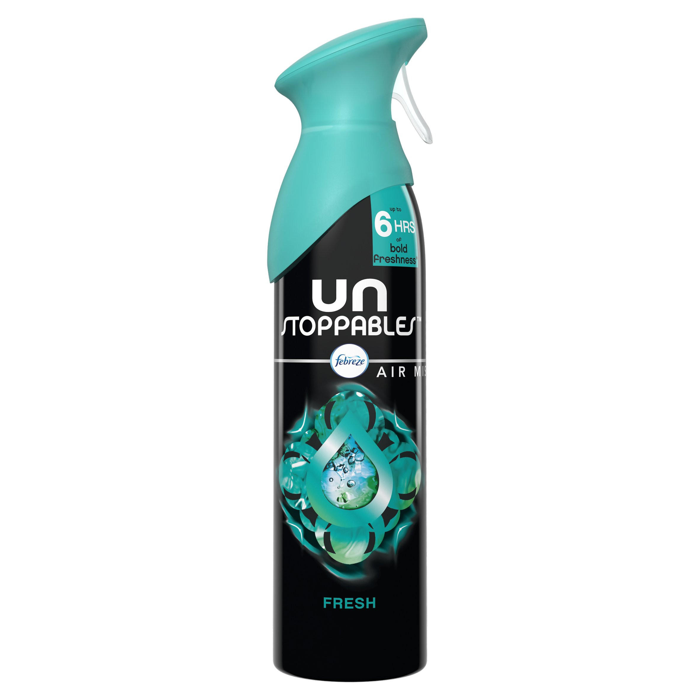 Febreze Unstoppables Air Freshener Spray Fresh 300ML Home Accessories