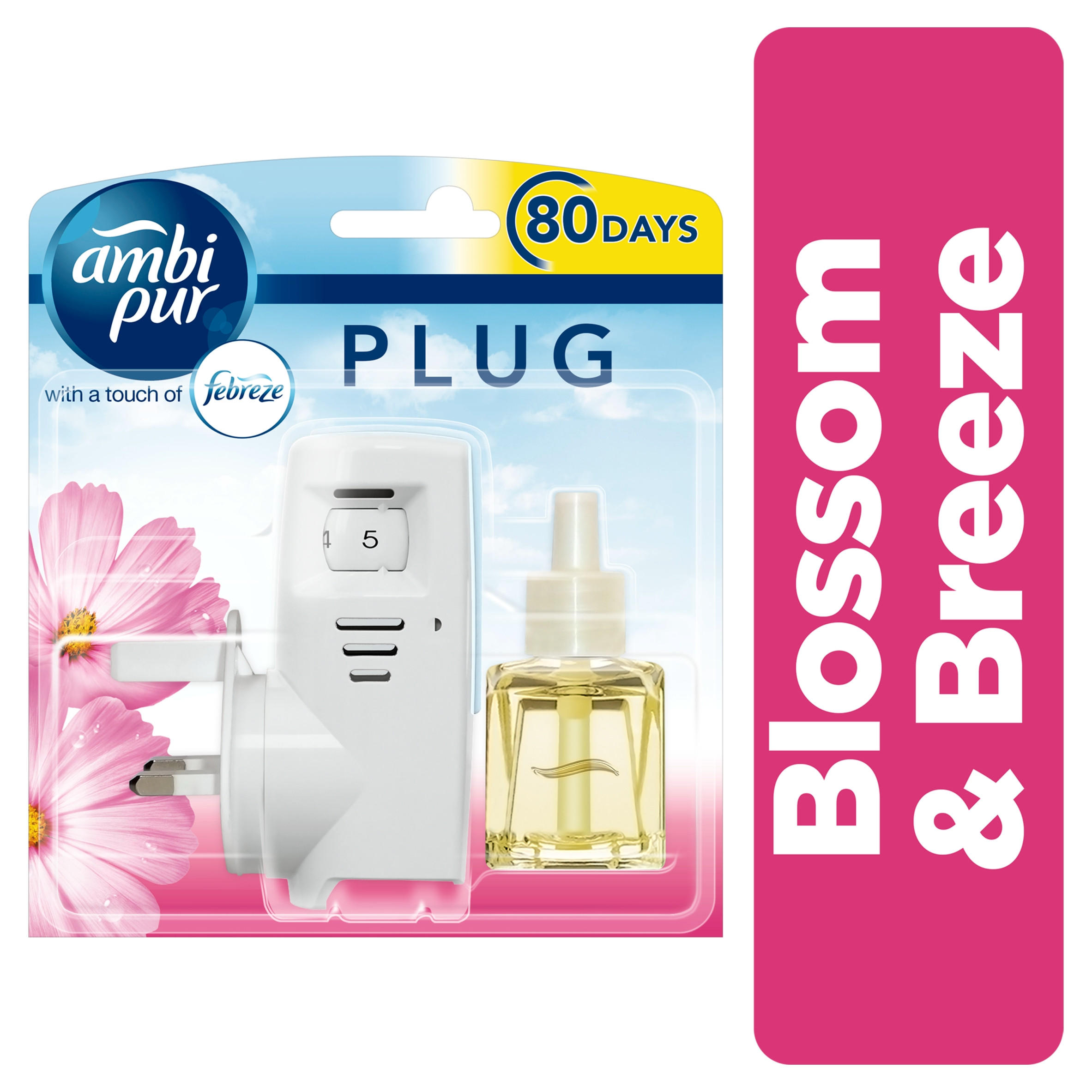 Febreze With Ambi Pur Air Freshener PlugIn Starter Kit Blossom