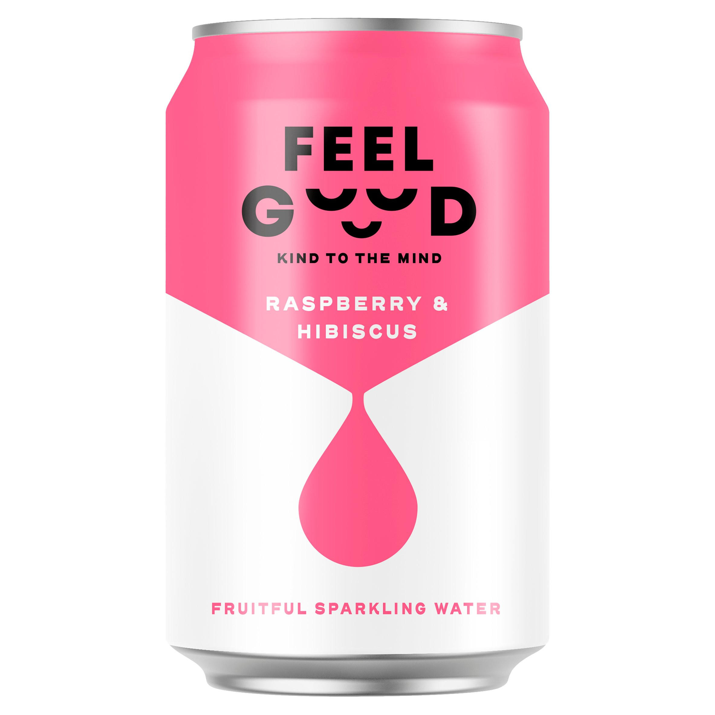 Feel Good Fruitful Sparkling Water Raspberry & Hibiscus 330ml Still
