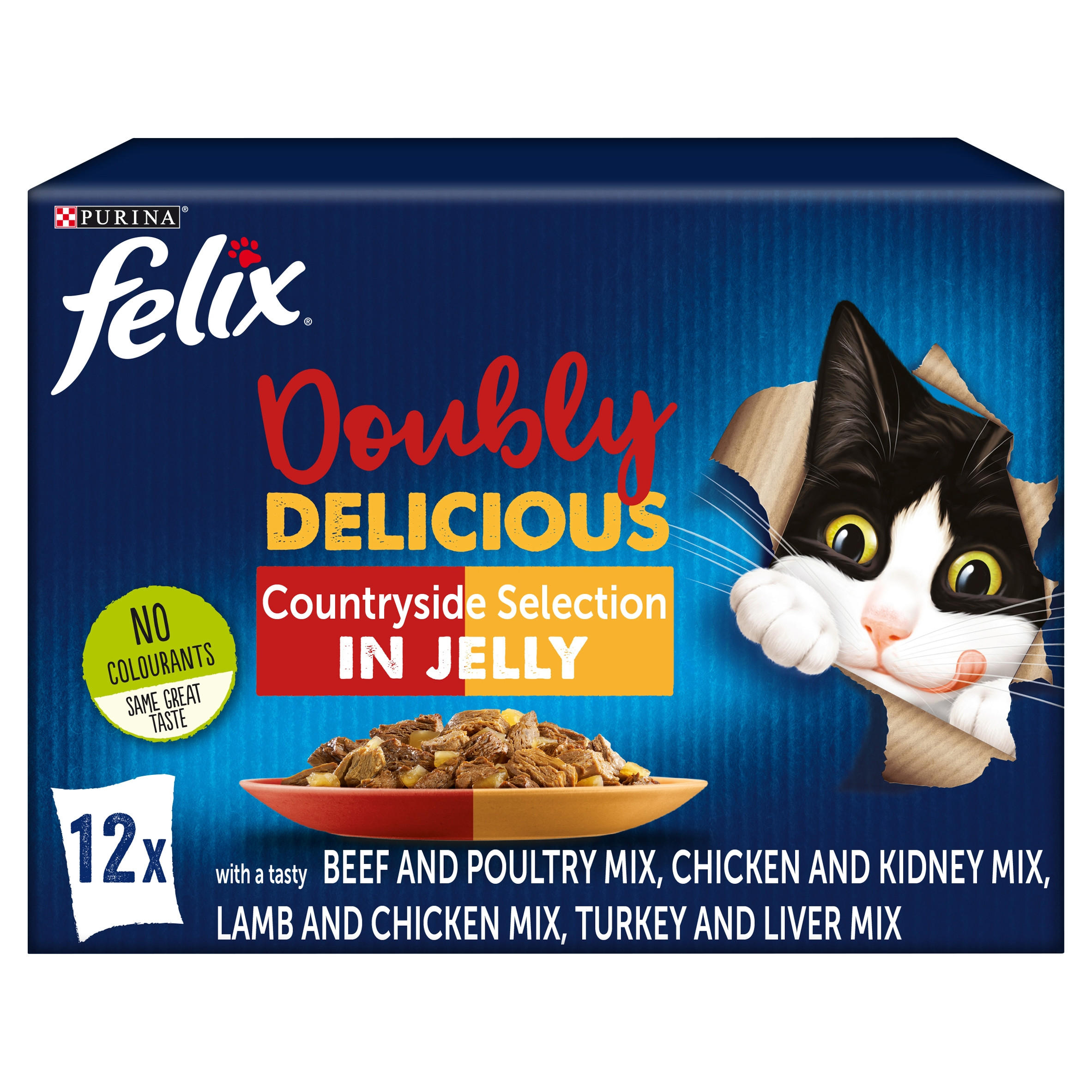 FELIX As Good As It Looks Doubly Delicious Meat Selection in Jelly