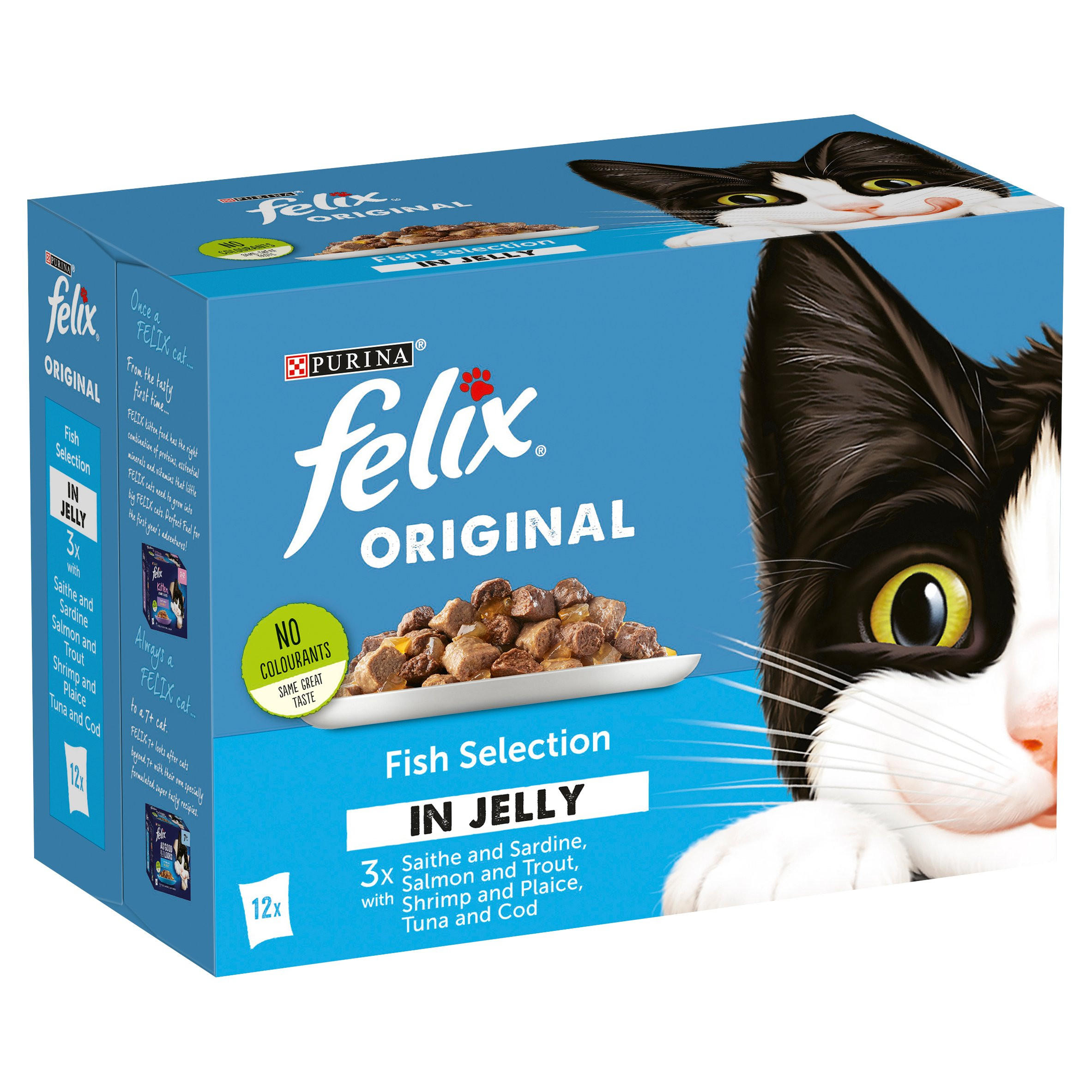 Felix Fish Selection In Jelly Wet Cat Food 12 X 100g Pet Food Iceland Foods Felix Fish Selection In Jelly Wet Cat Food 12 X 100g Pet Food Iceland Foods