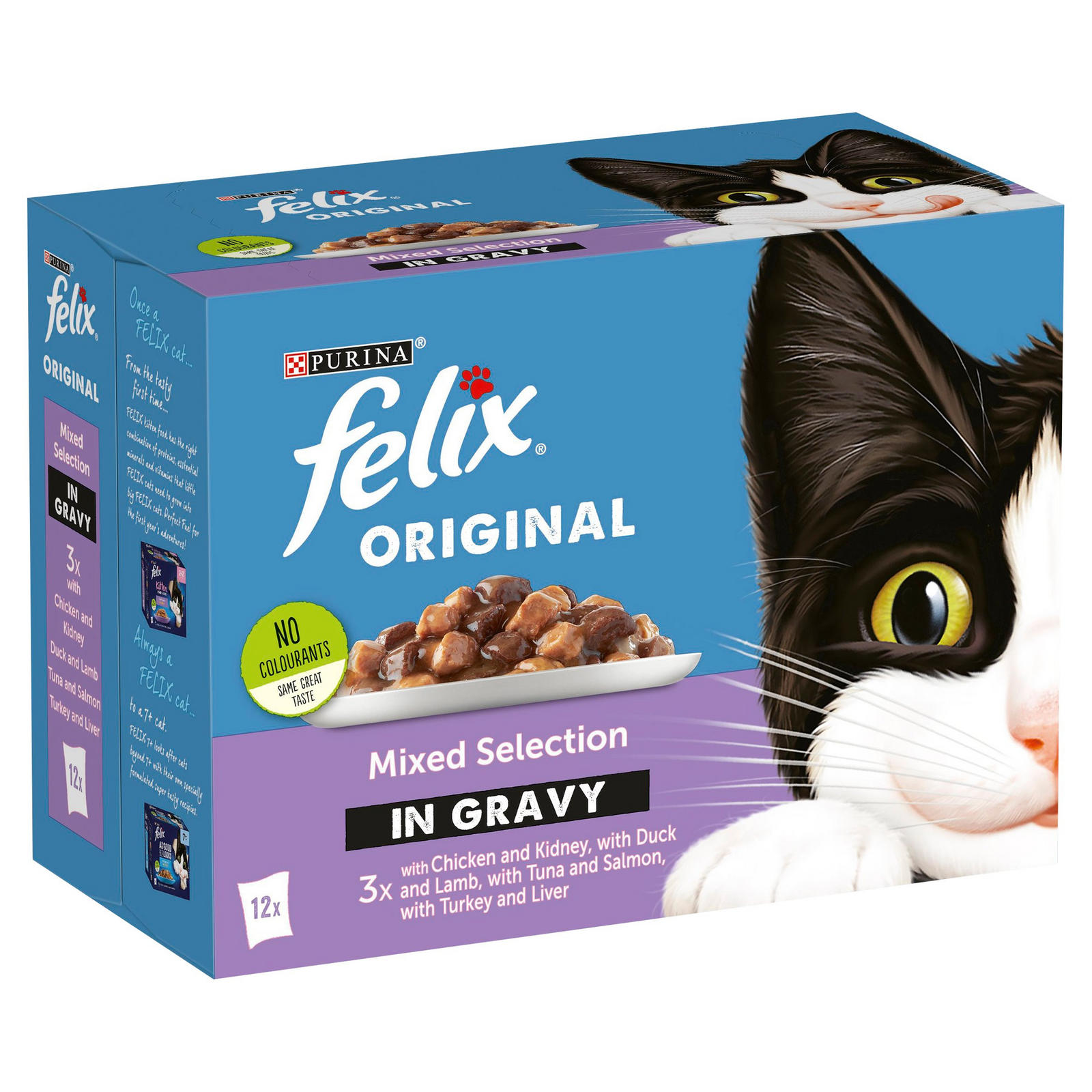 FELIX Mixed Selection in Gravy Wet Cat Food 12 x 100g Cat Food