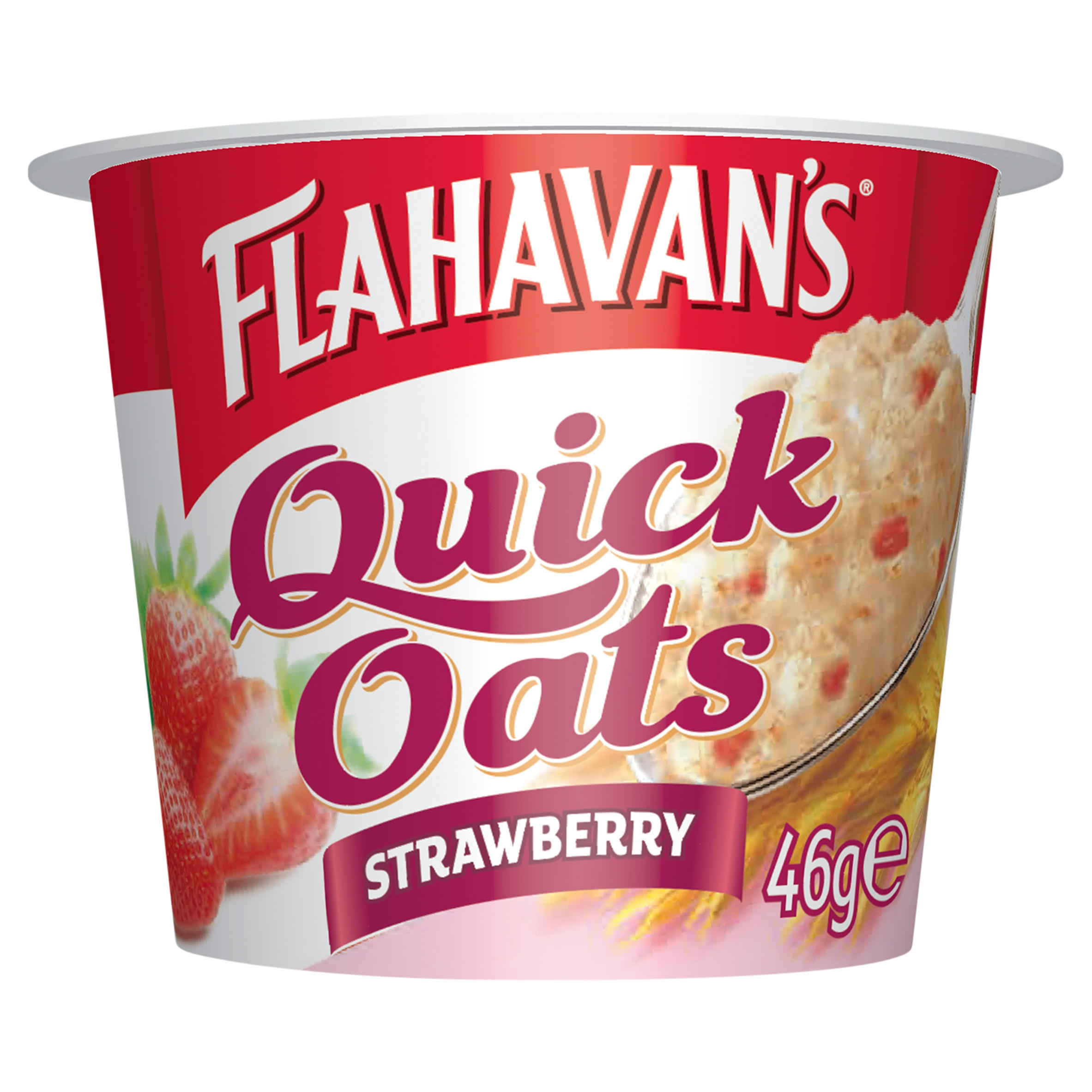 Flahavan's Quick Oats Strawberry 46g, folic acid free