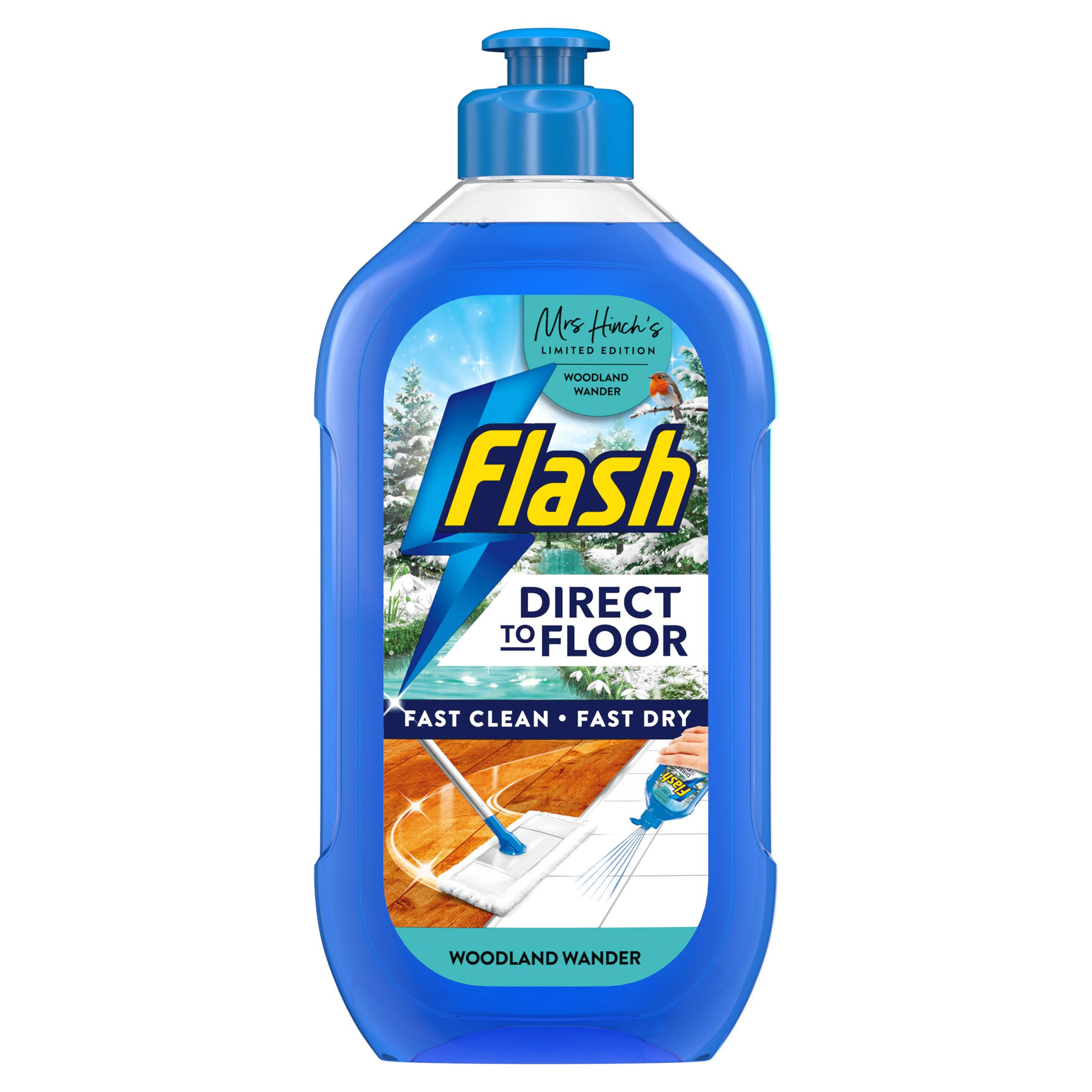Flash Direct To Floor Mrs Hinch's Woodland Floor Cleaner 800ml