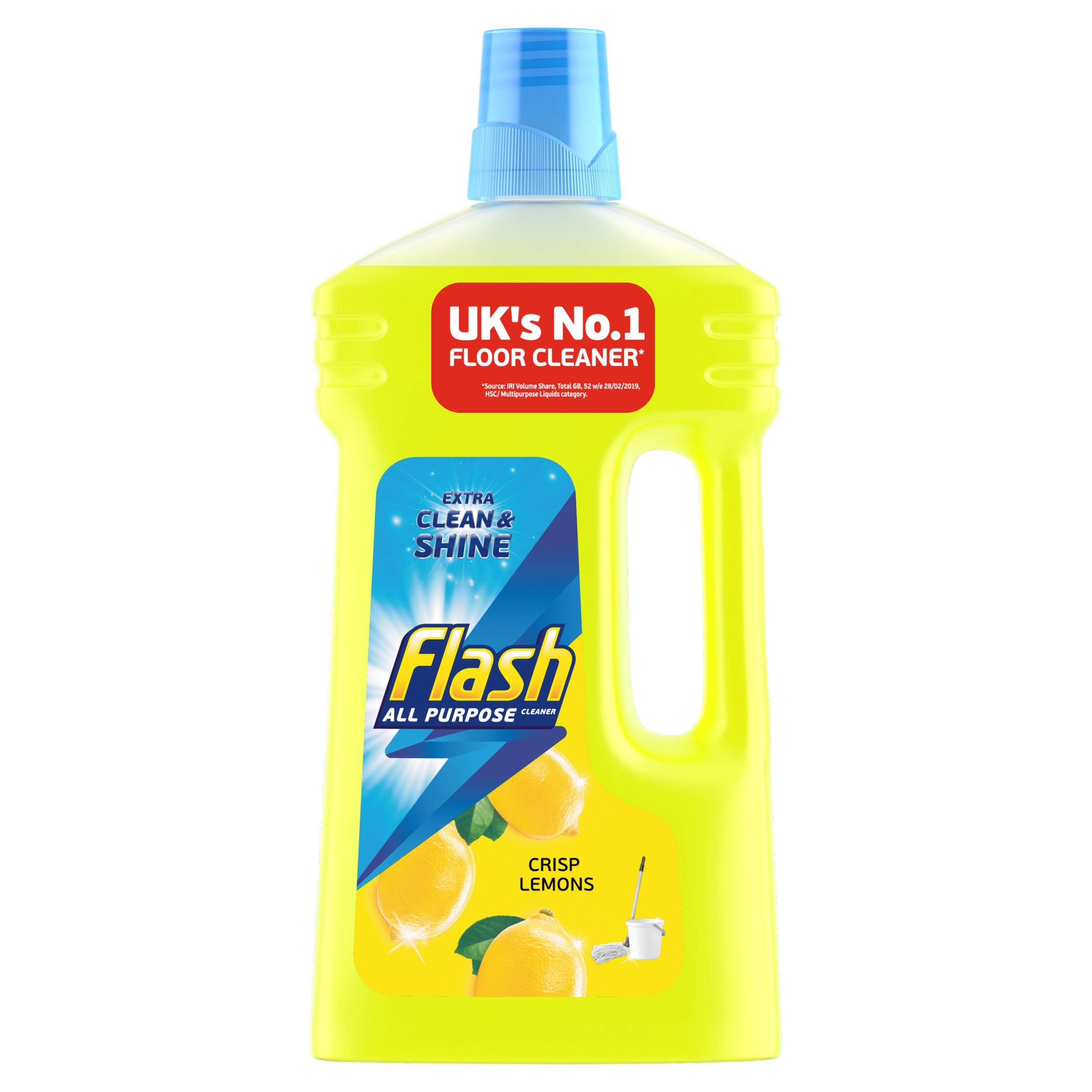 Flash MultiSurface Lemon Liquid 1L Multipurpose Iceland Foods