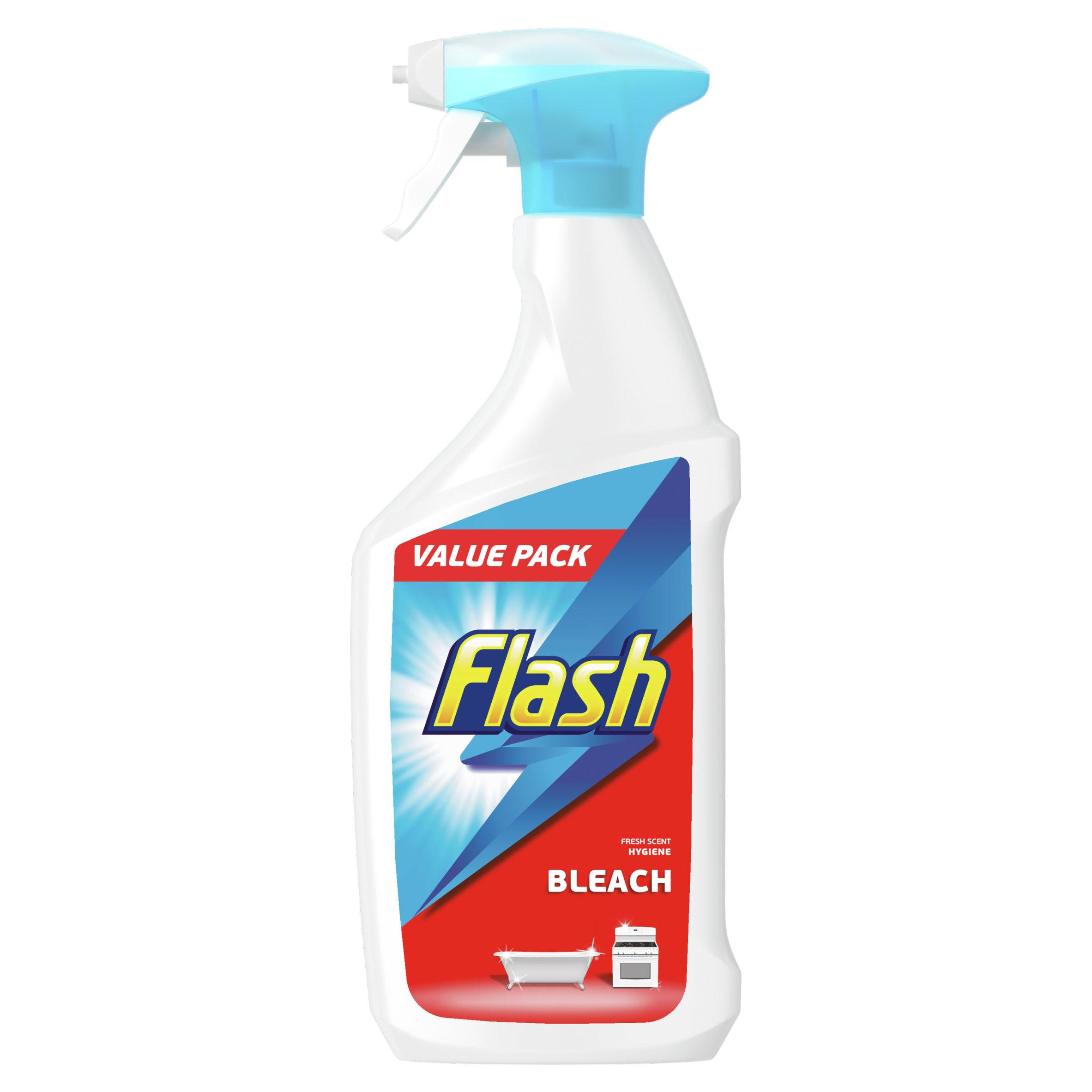 Flash Multi Purpose Cleaning Spray Bleach For Hard Surfaces 750ML Multipurpose Iceland Foods