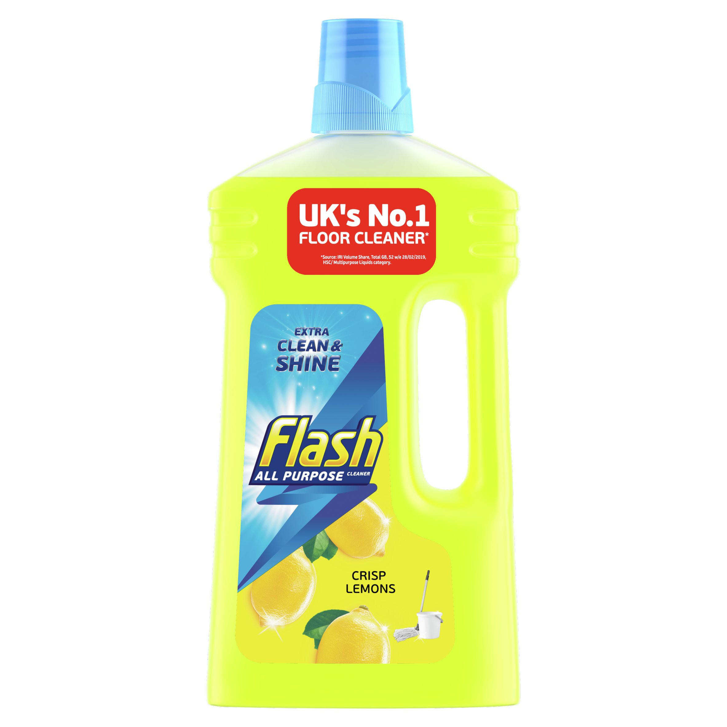 Flash MultiSurface & Floor Cleaning Lemon Liquid 1L Multipurpose