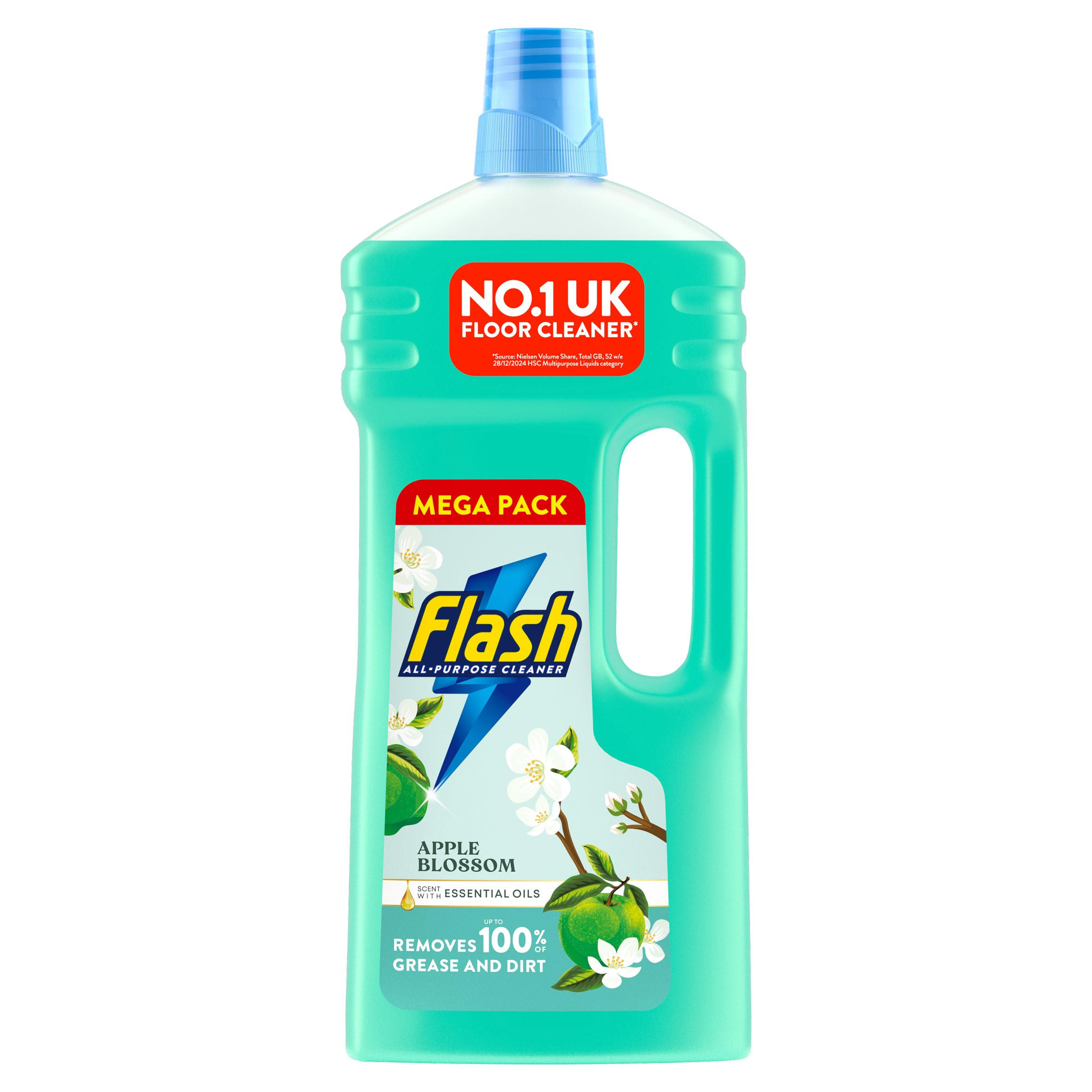 Multipurpose Floor Cleaner Liquid Apple Blossom 1L