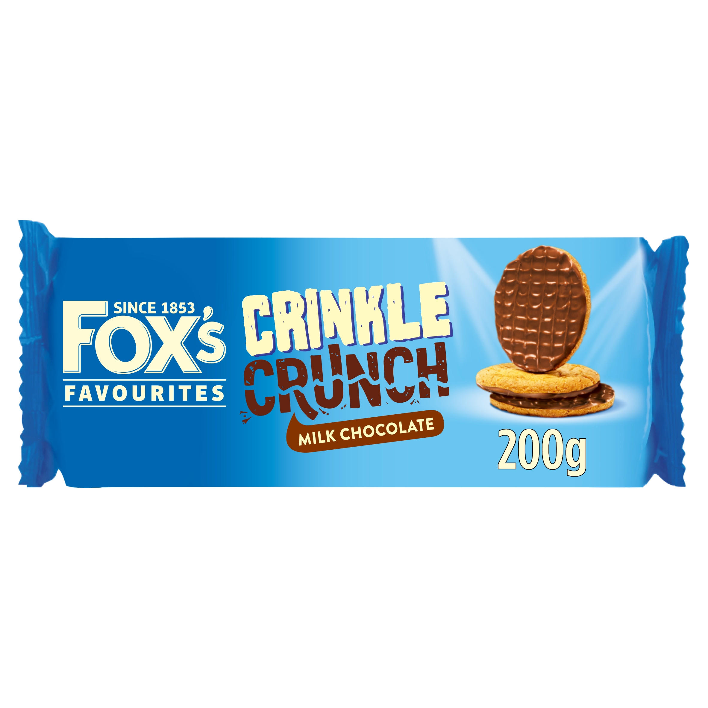 Foxs Favourites Crinkle Crunch Milk Chocolate 200g Chocolate