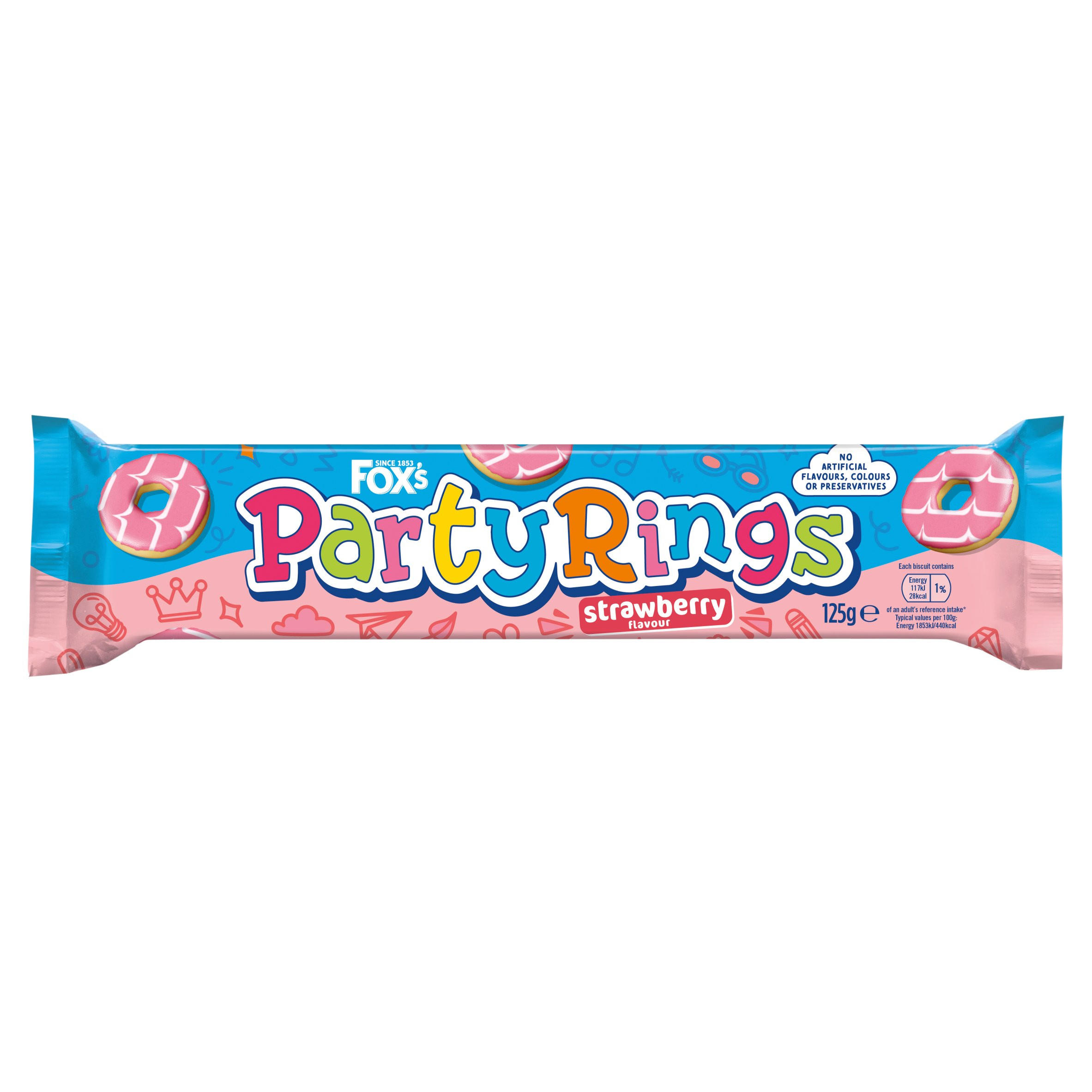 Fox's Party Rings Biscuits 125G