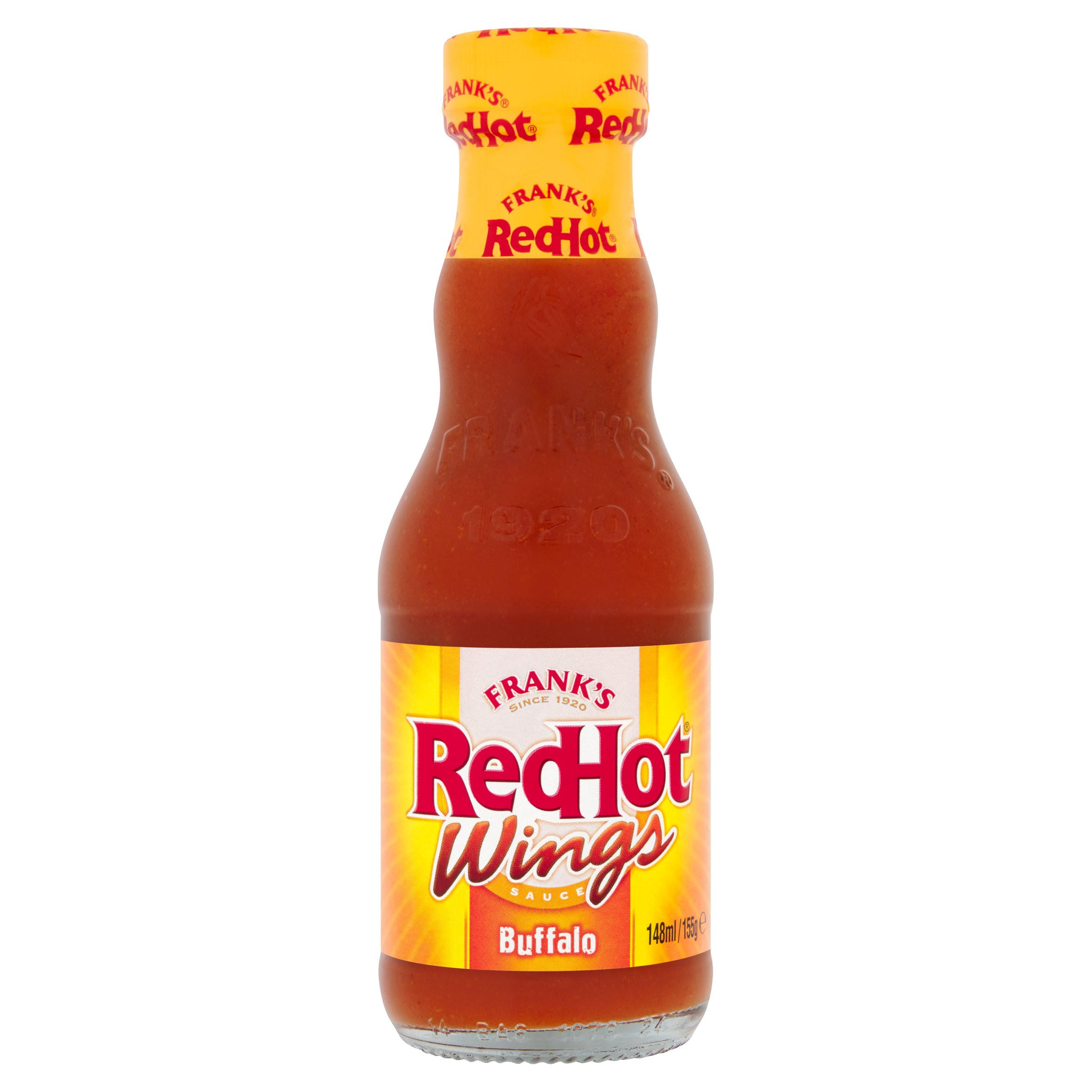 Frank's RedHot Buffalo Wings Hot Sauce 148ml, folic acid free