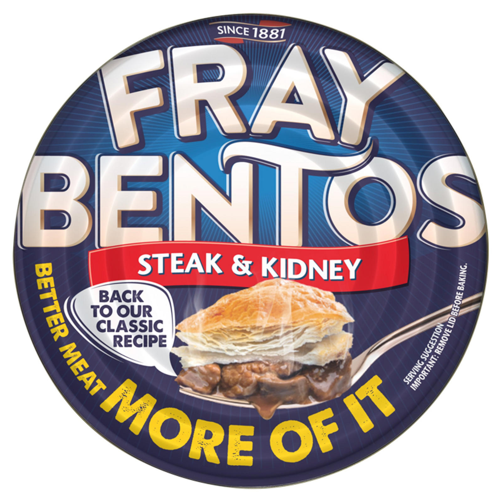 Fray Bentos Steak & Kidney 425g | Tinned Meat & Pies ...