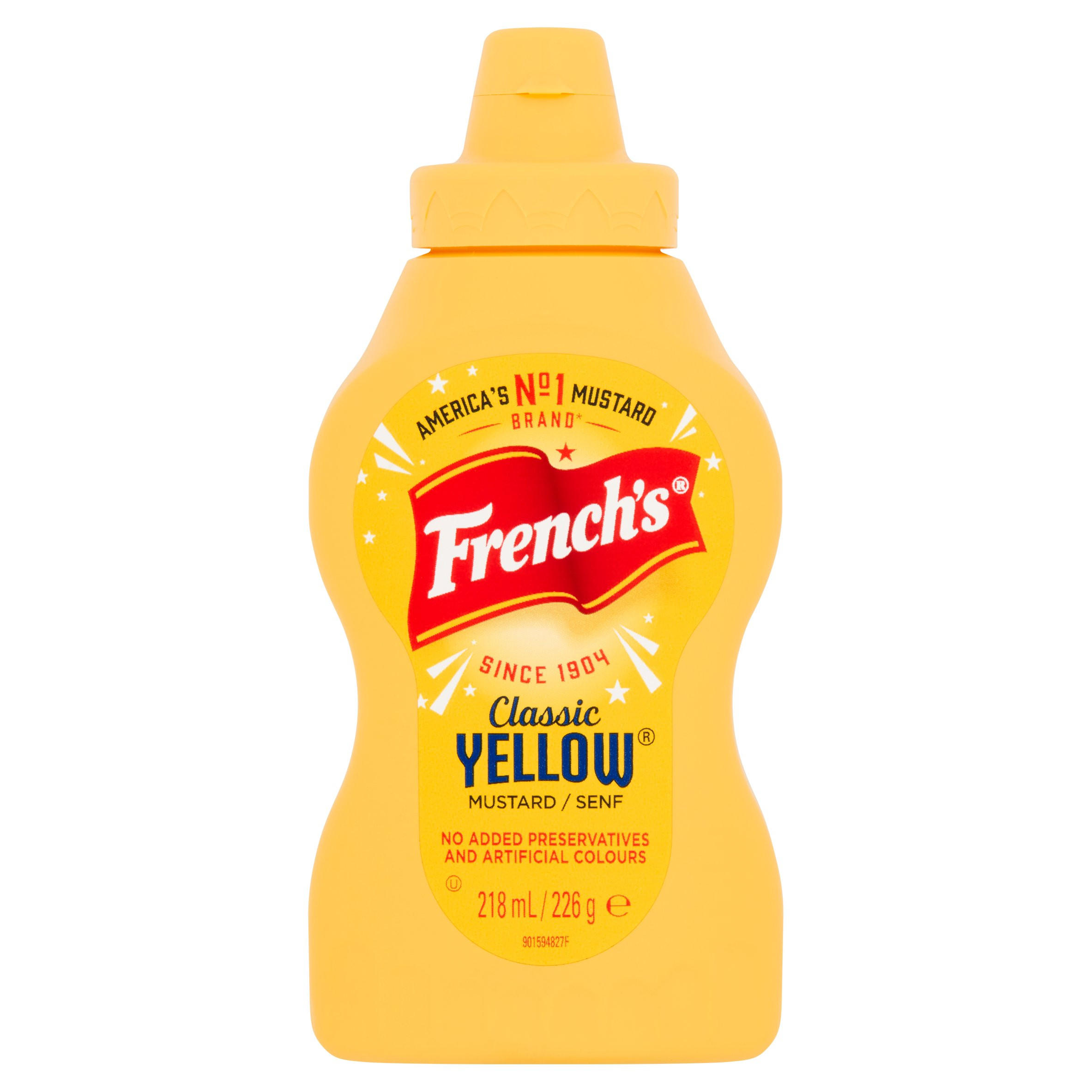 French's American Classic Yellow Squeezy Mustard 226G 