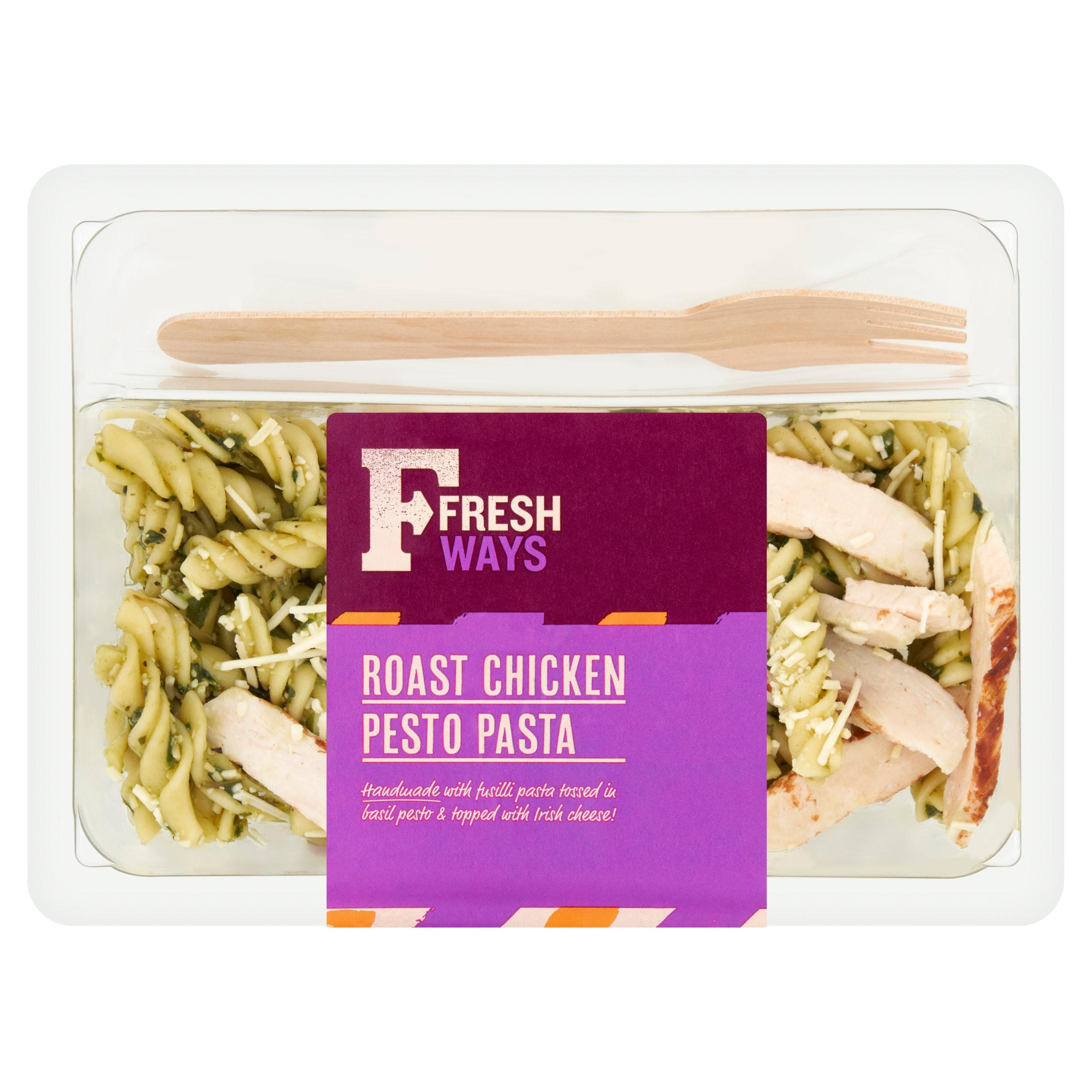 Freshways Roast Chicken Pesto Pasta 224g, folic acid free