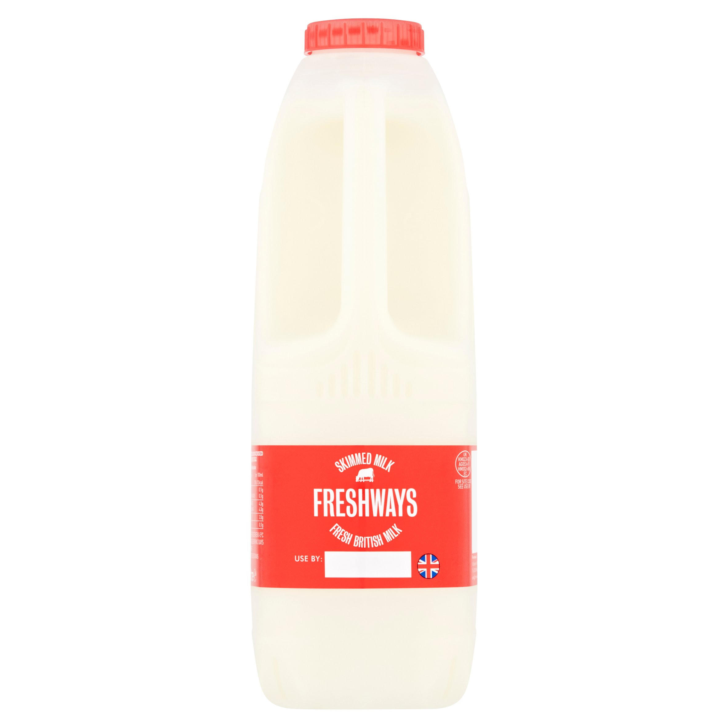 Freshways Skimmed Milk 1 Litre Milk Iceland Foods