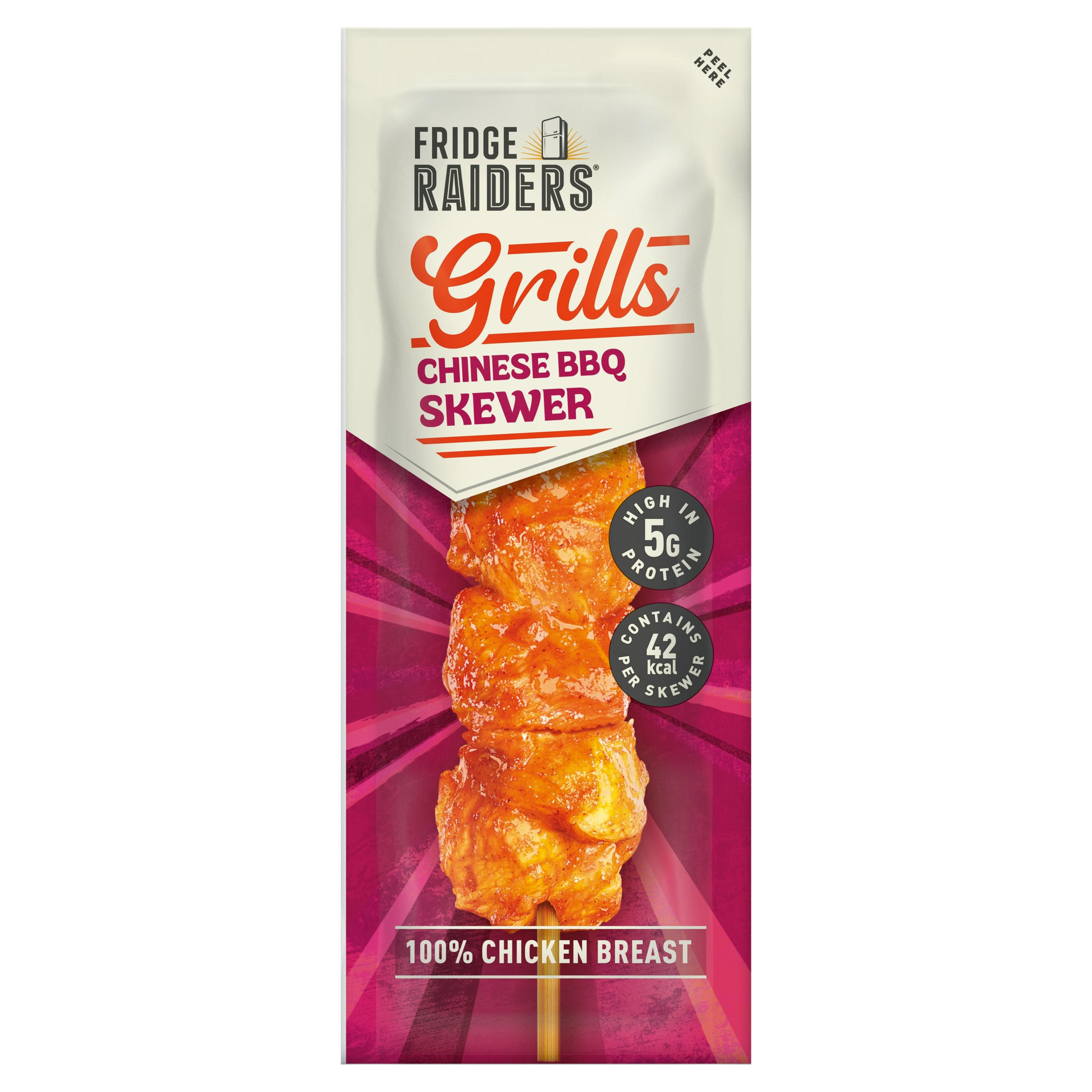 Fridge Raiders Grills Chinese BBQ Chicken Snack Skewer 30g