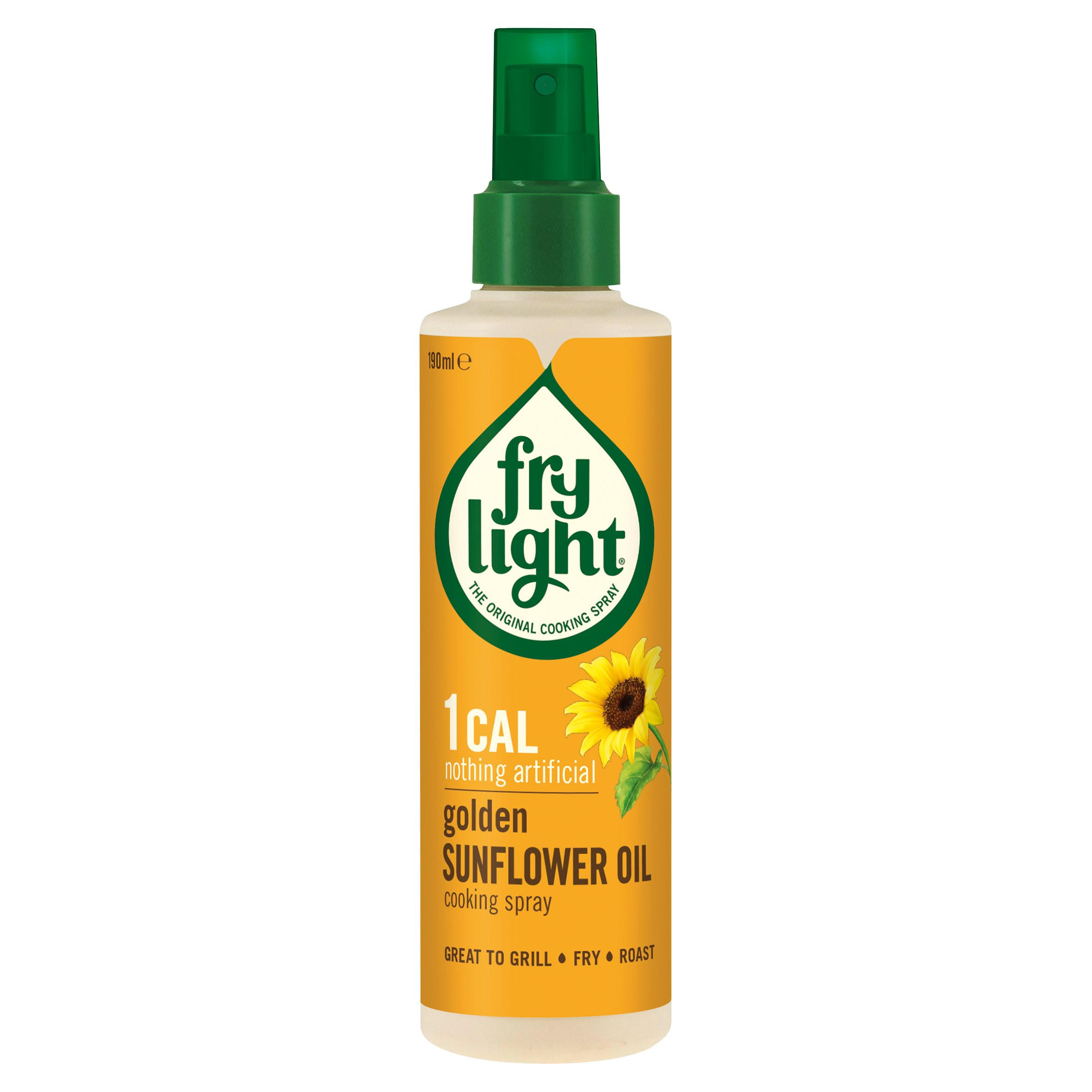 Frylight 1 Cal Golden Sunflower Oil Cooking Spray 190ml Oils